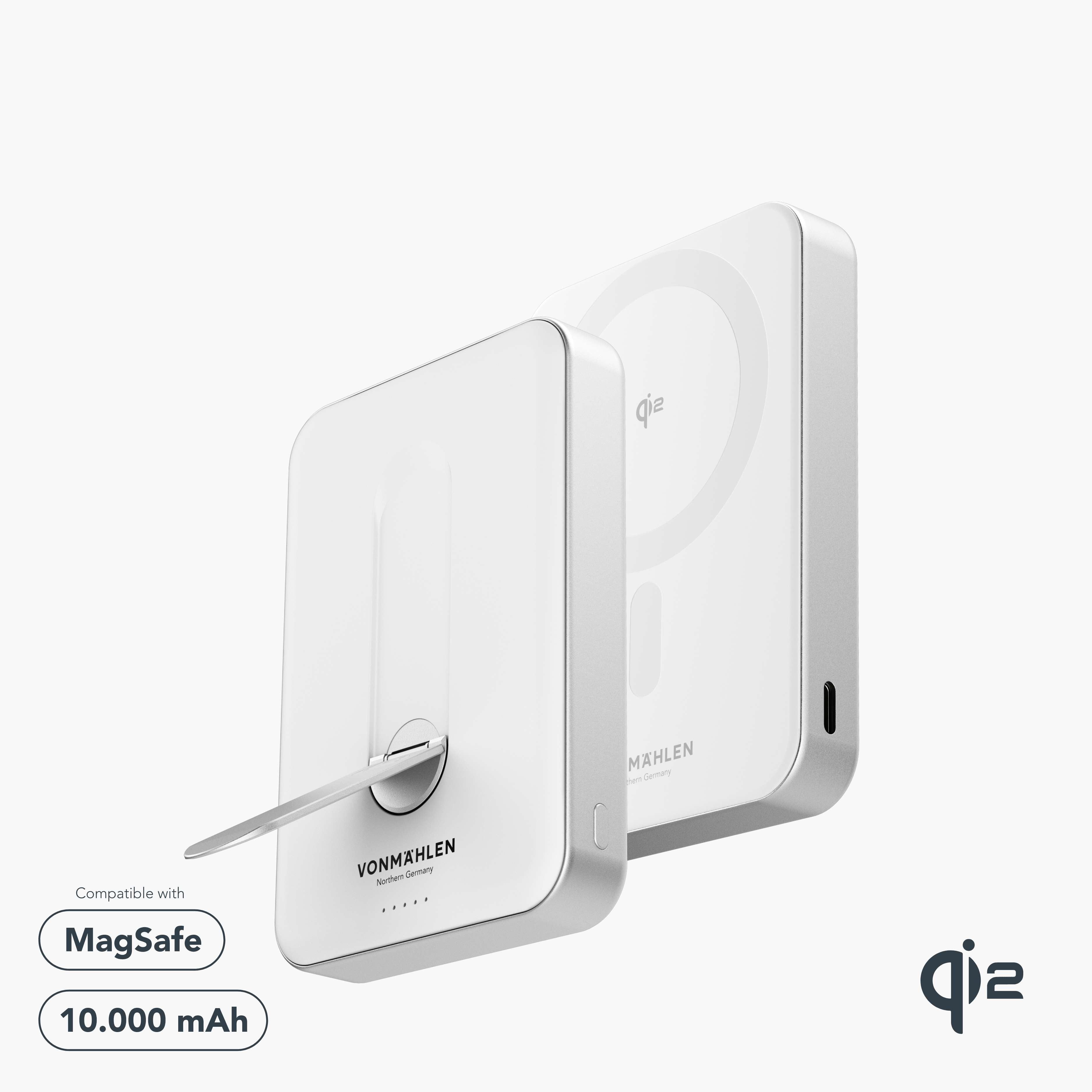 MagSafe Powerbank Evergreen Mag 10000 mit Kickstand für iPhone