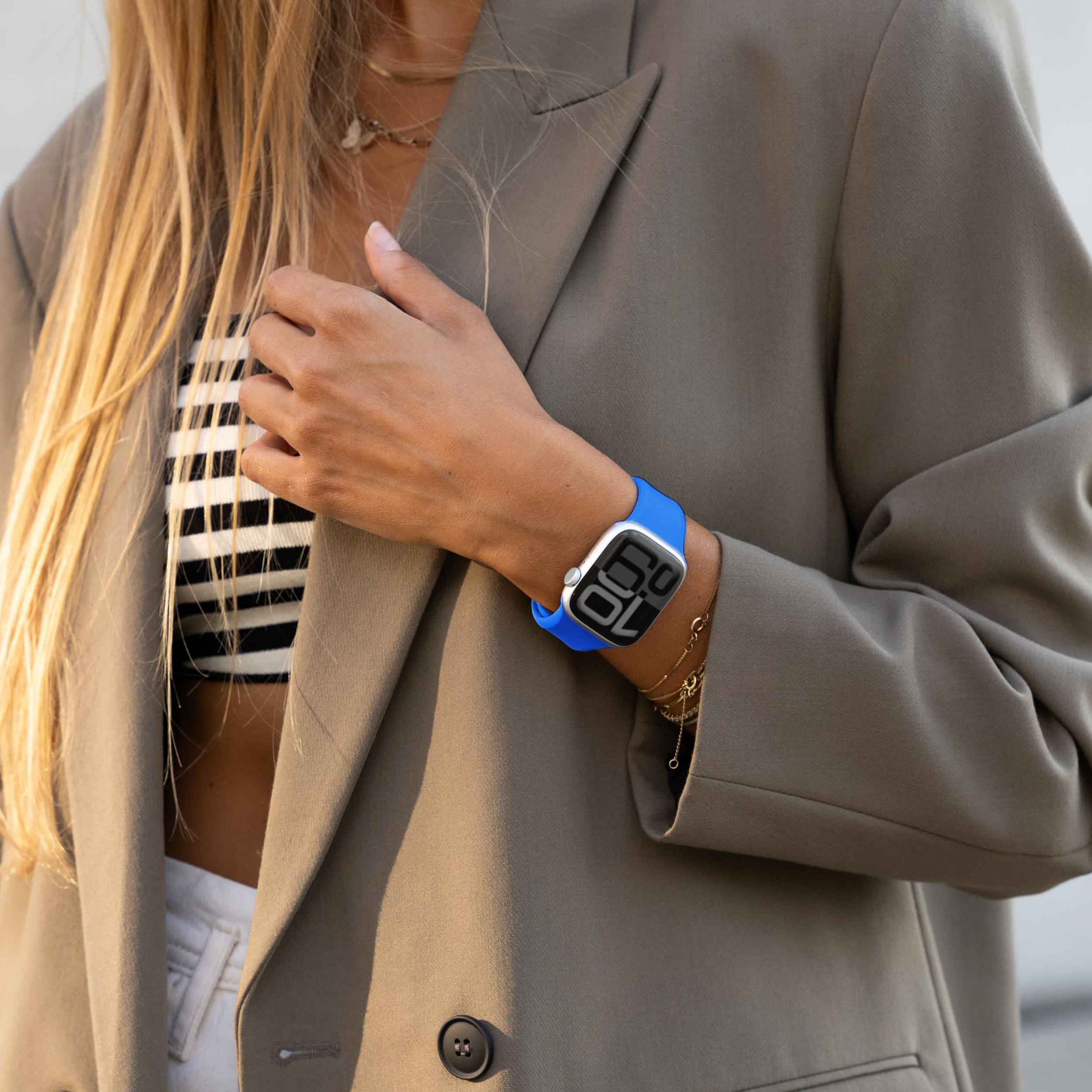 Classic Band 2 – recyceltes Silikonarmband mit Belüftungskanälen für Apple Watch