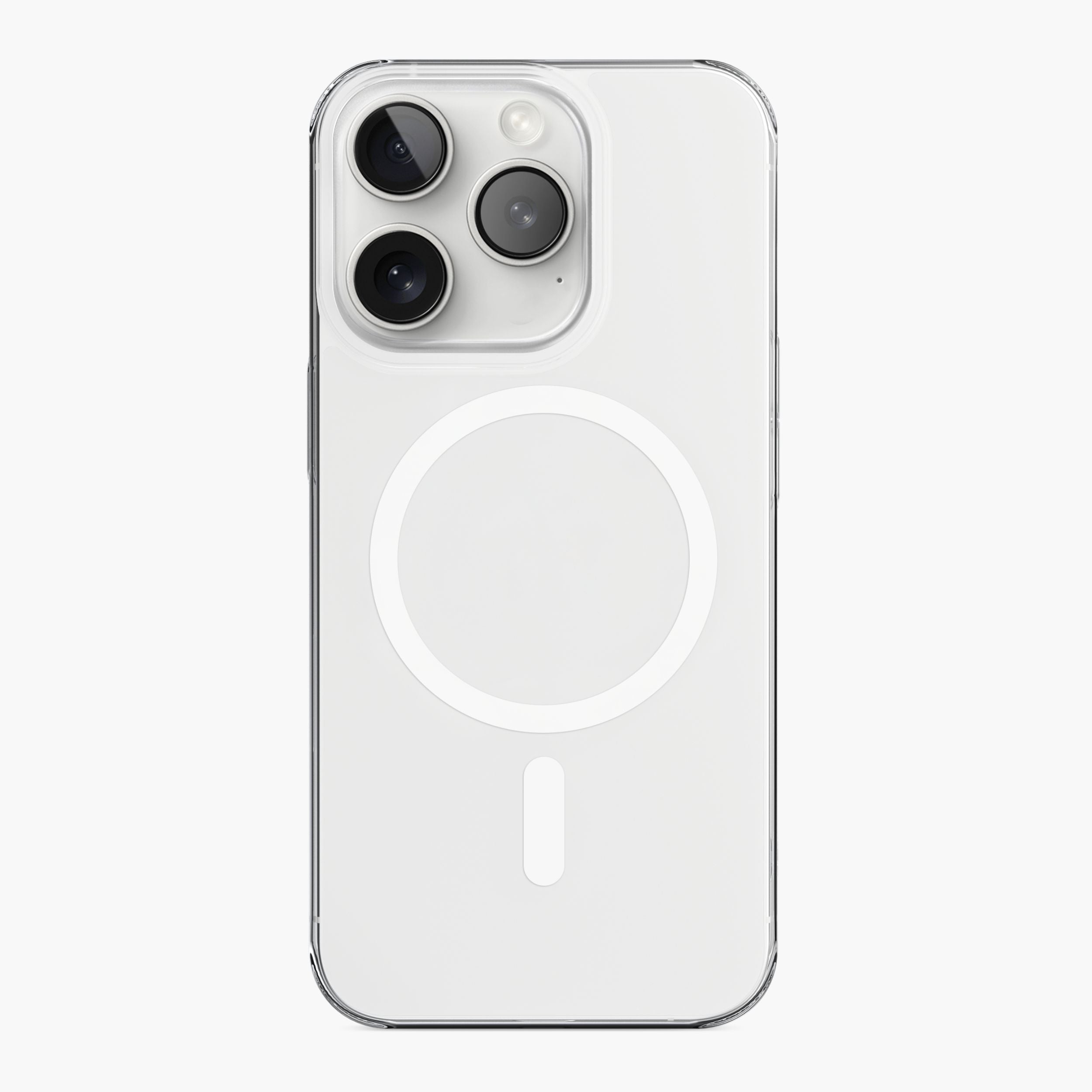 Transparent Case Pro – transparente iPhone-Hülle mit gehärtetem Glas & MagSafe