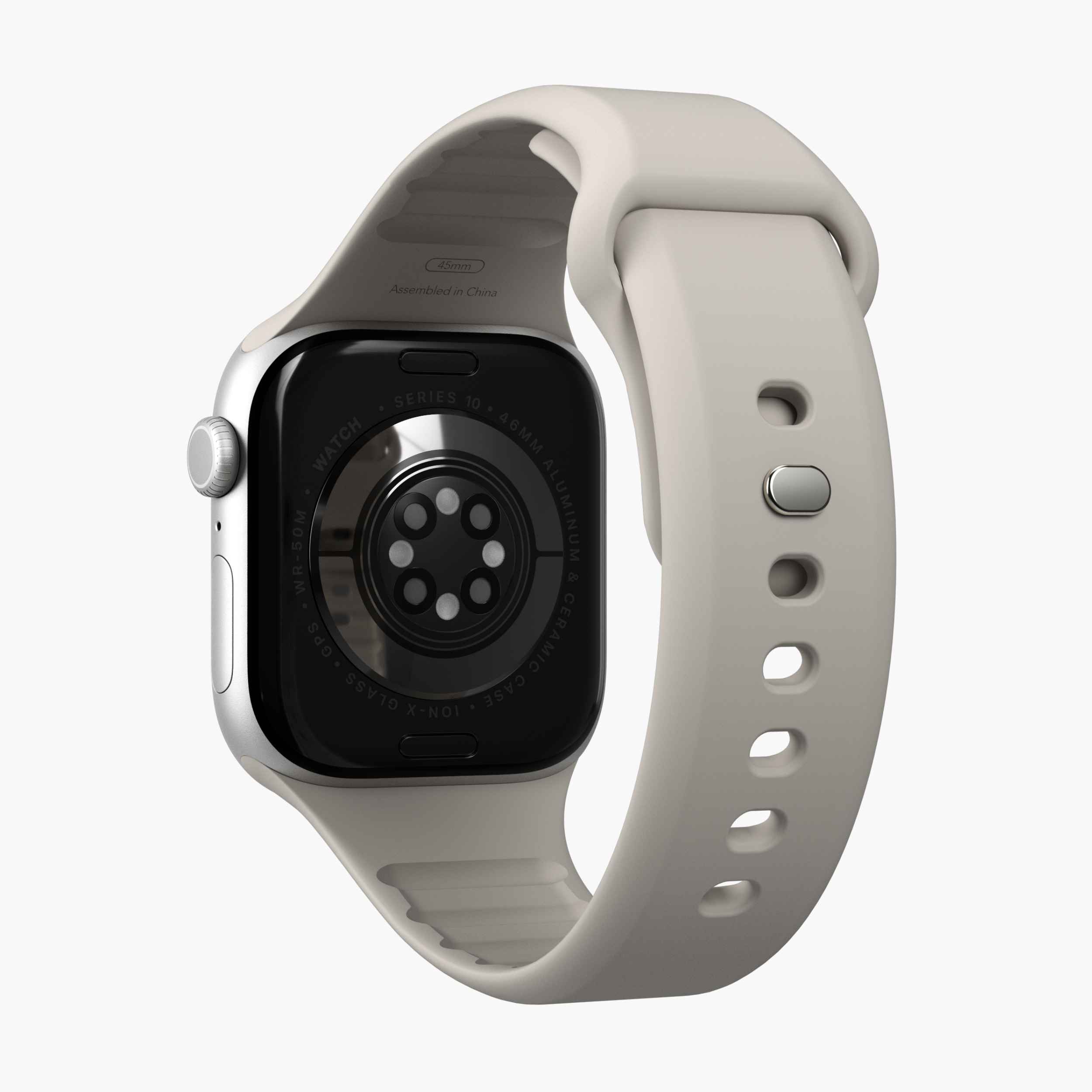 Classic Band 2 – recyceltes Silikonarmband mit Belüftungskanälen für Apple Watch