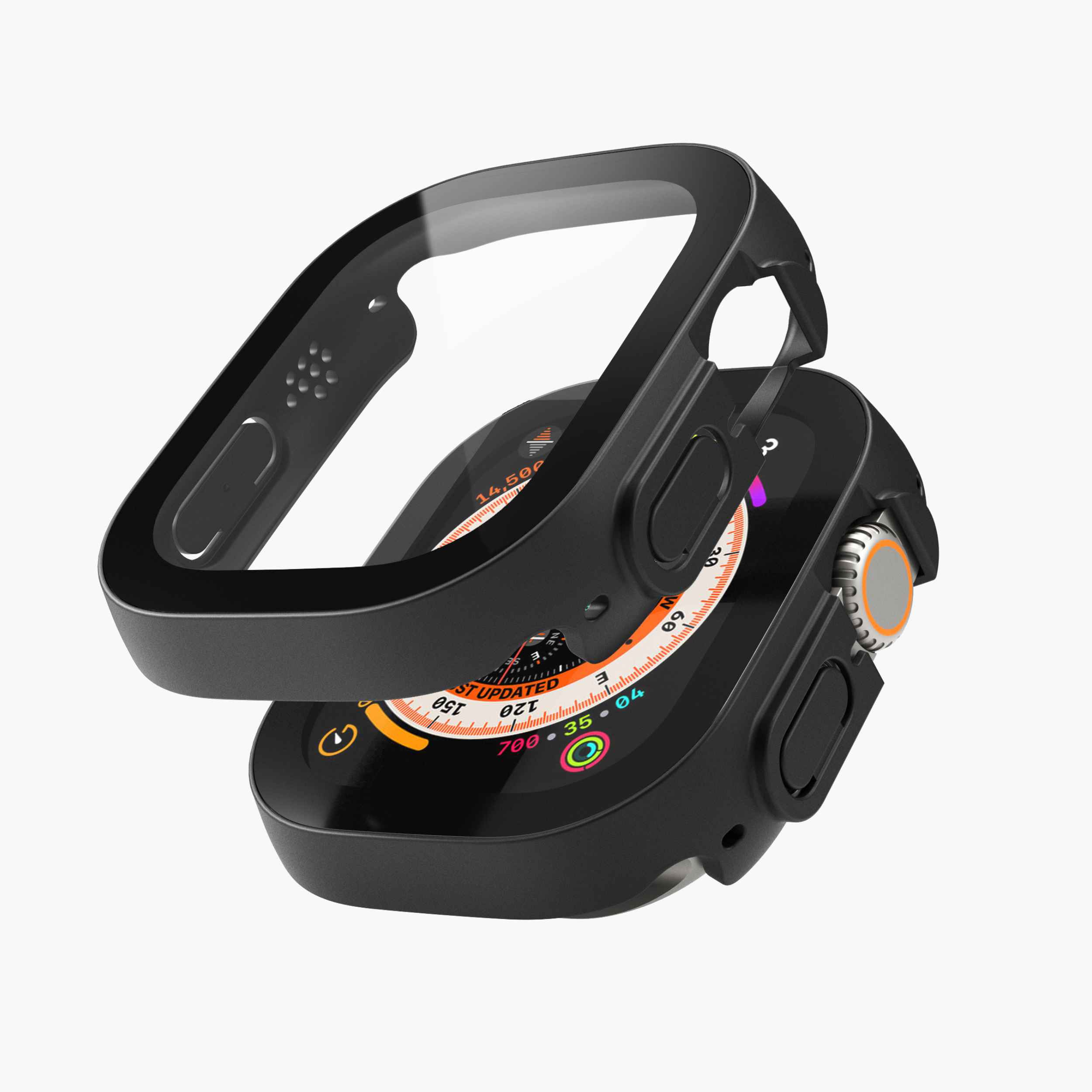 Thin Case – ultradünne Apple Watch-Hülle mit gehärtetem Glas und wasserdichtem Design