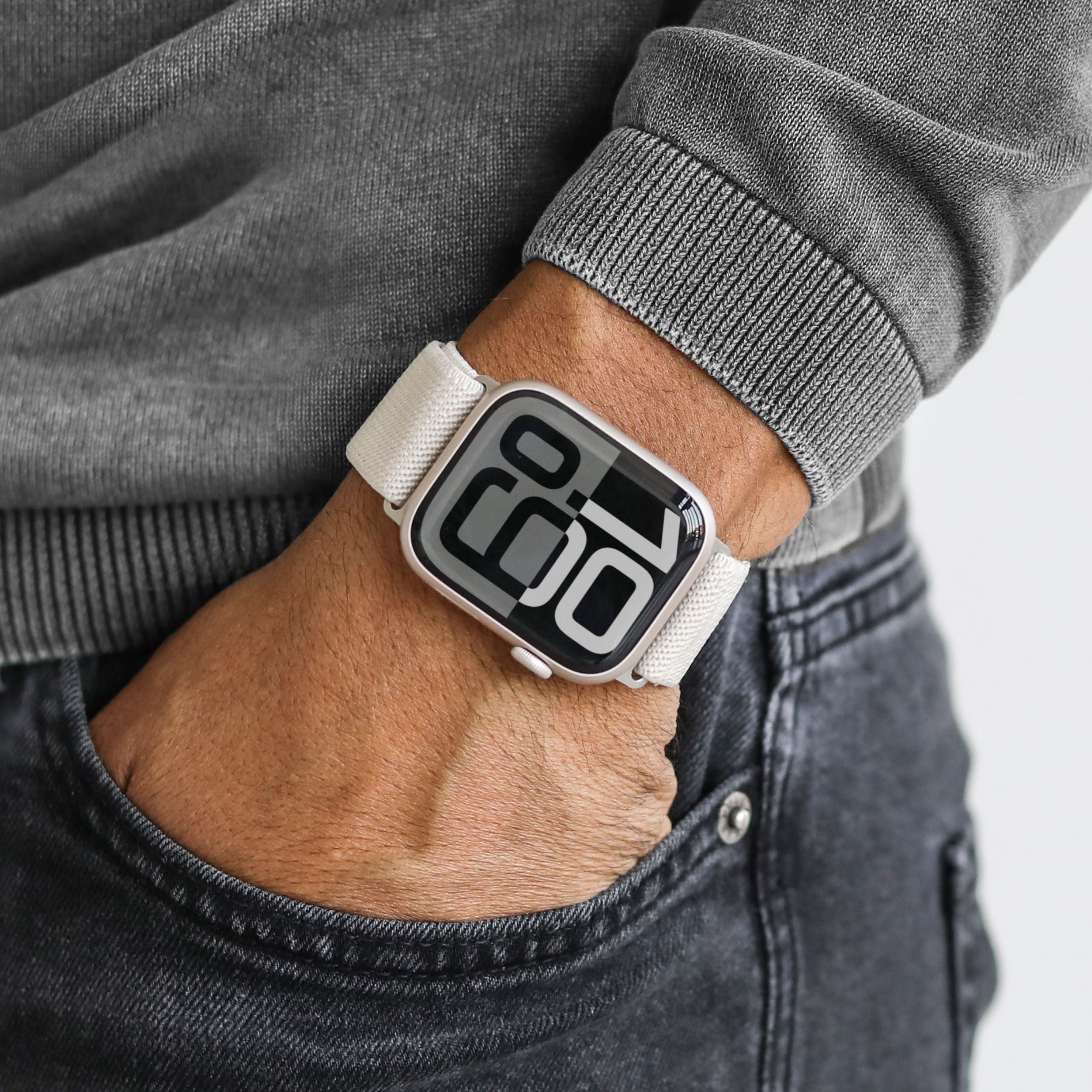 Classic Nylon Loop – komfortables Apple Watch Armband aus weichem Nylon