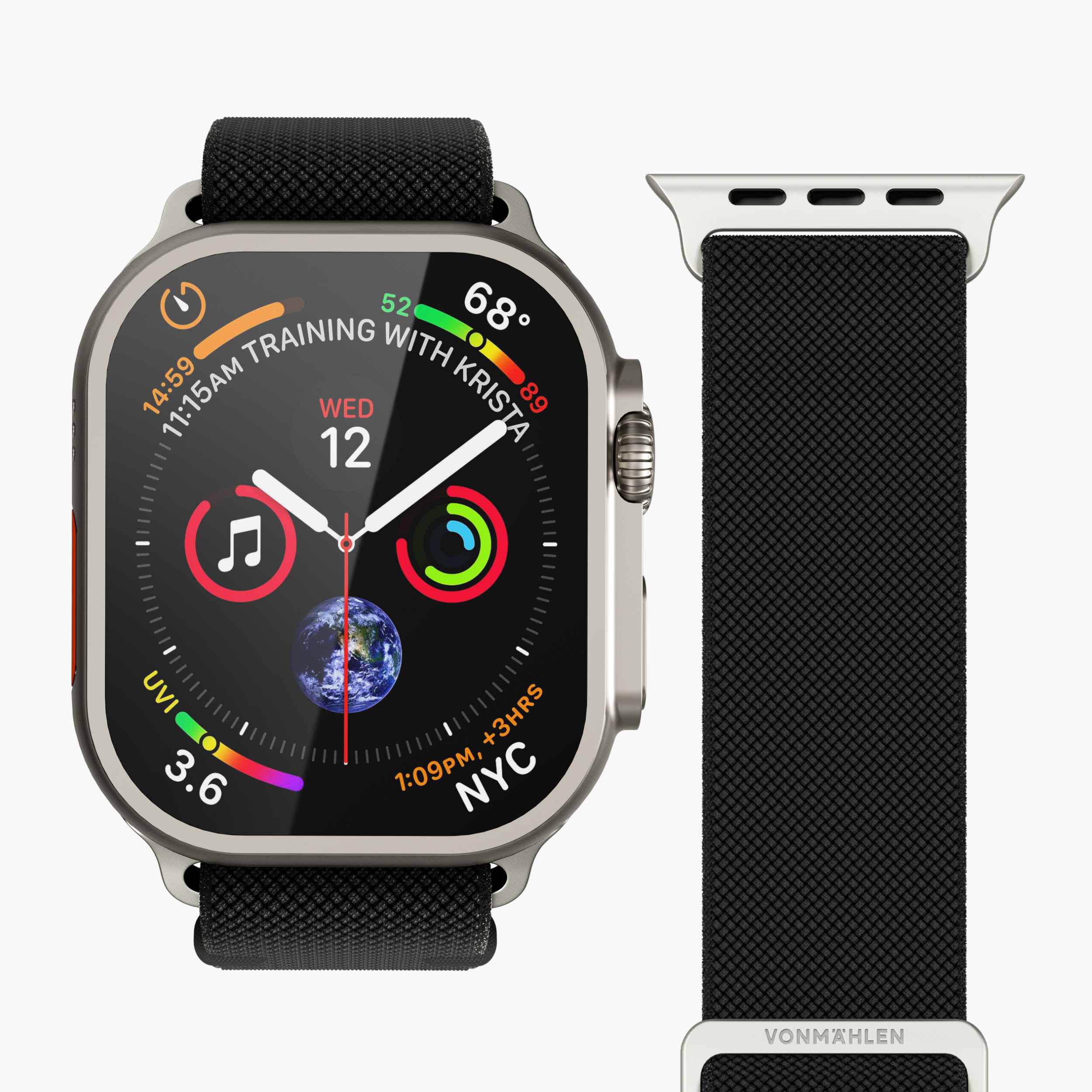 Classic Nylon Loop – komfortables Apple Watch Armband aus weichem Nylon