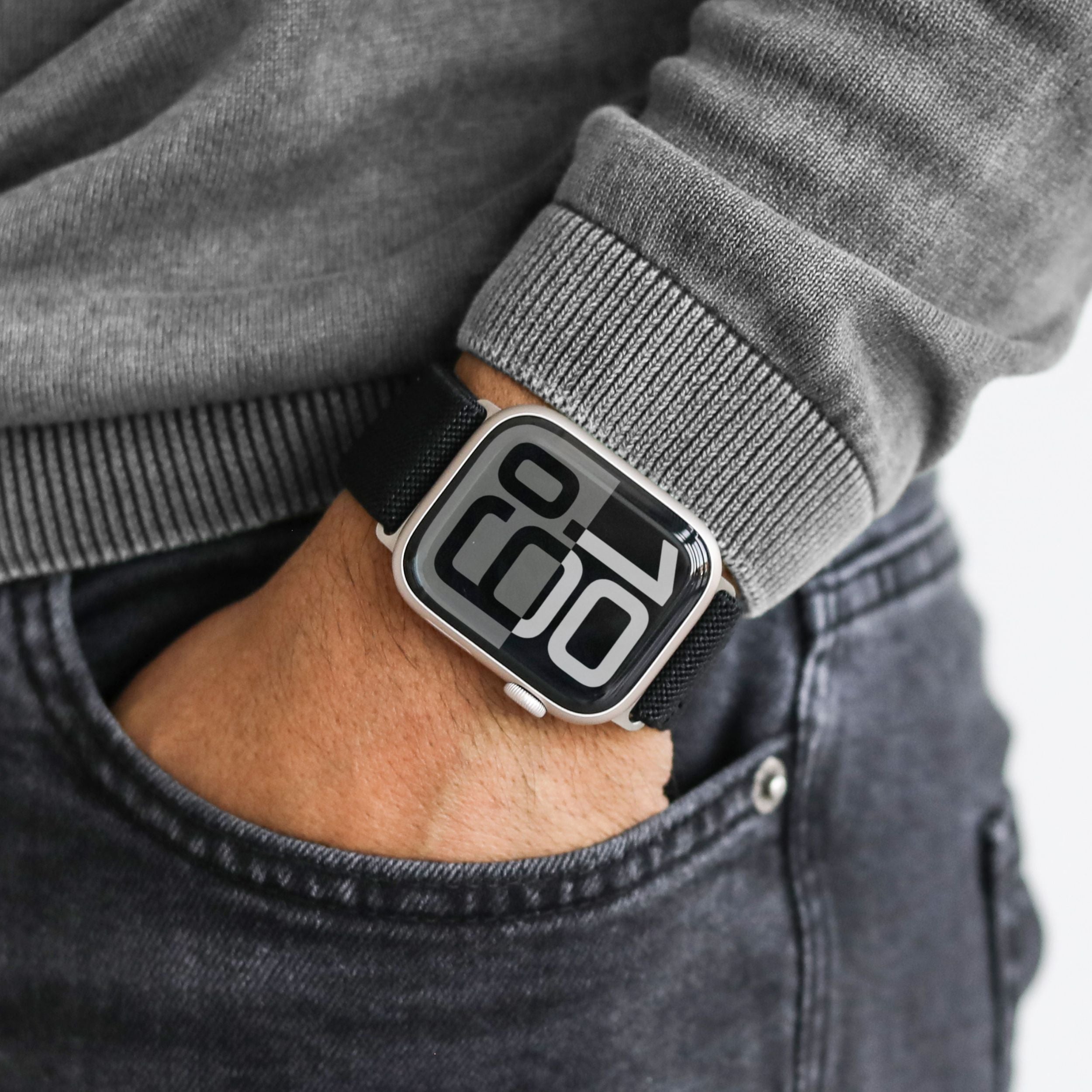 Classic Nylon Loop – komfortables Apple Watch Armband aus weichem Nylon