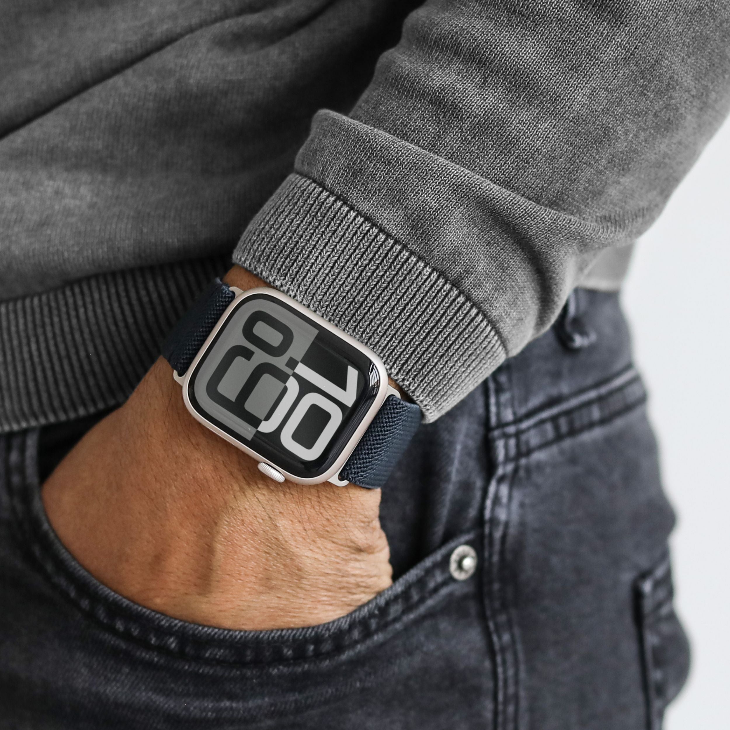 Classic Nylon Loop – komfortables Apple Watch Armband aus weichem Nylon