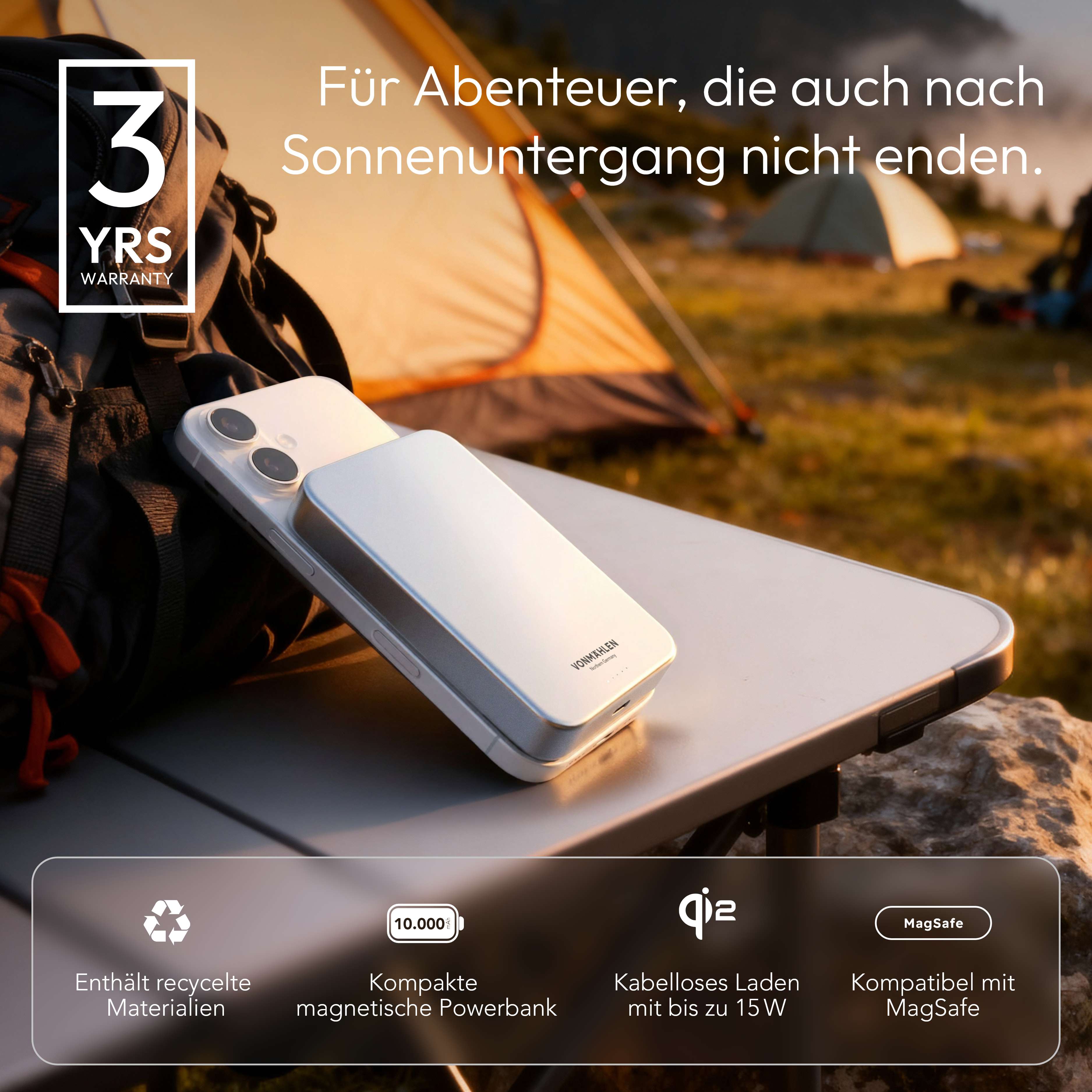MagSafe Powerbank Evergreen Mag 10000 für iPhone