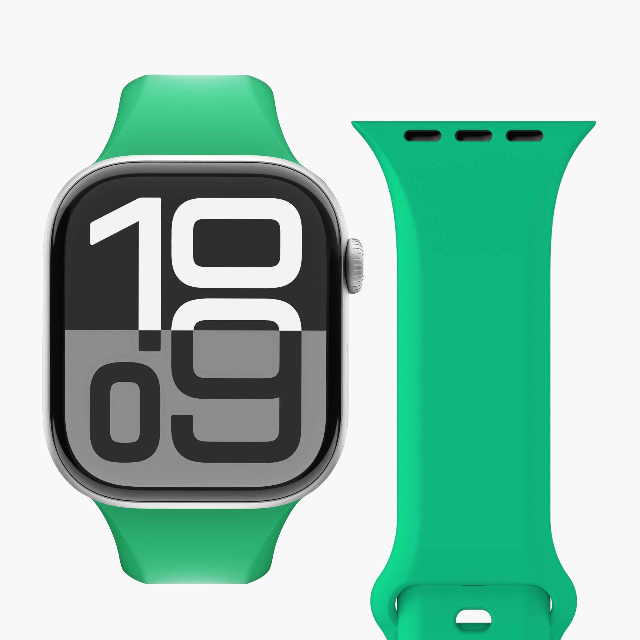 Classic Band 2 – recyceltes Silikonarmband mit Belüftungskanälen für Apple Watch