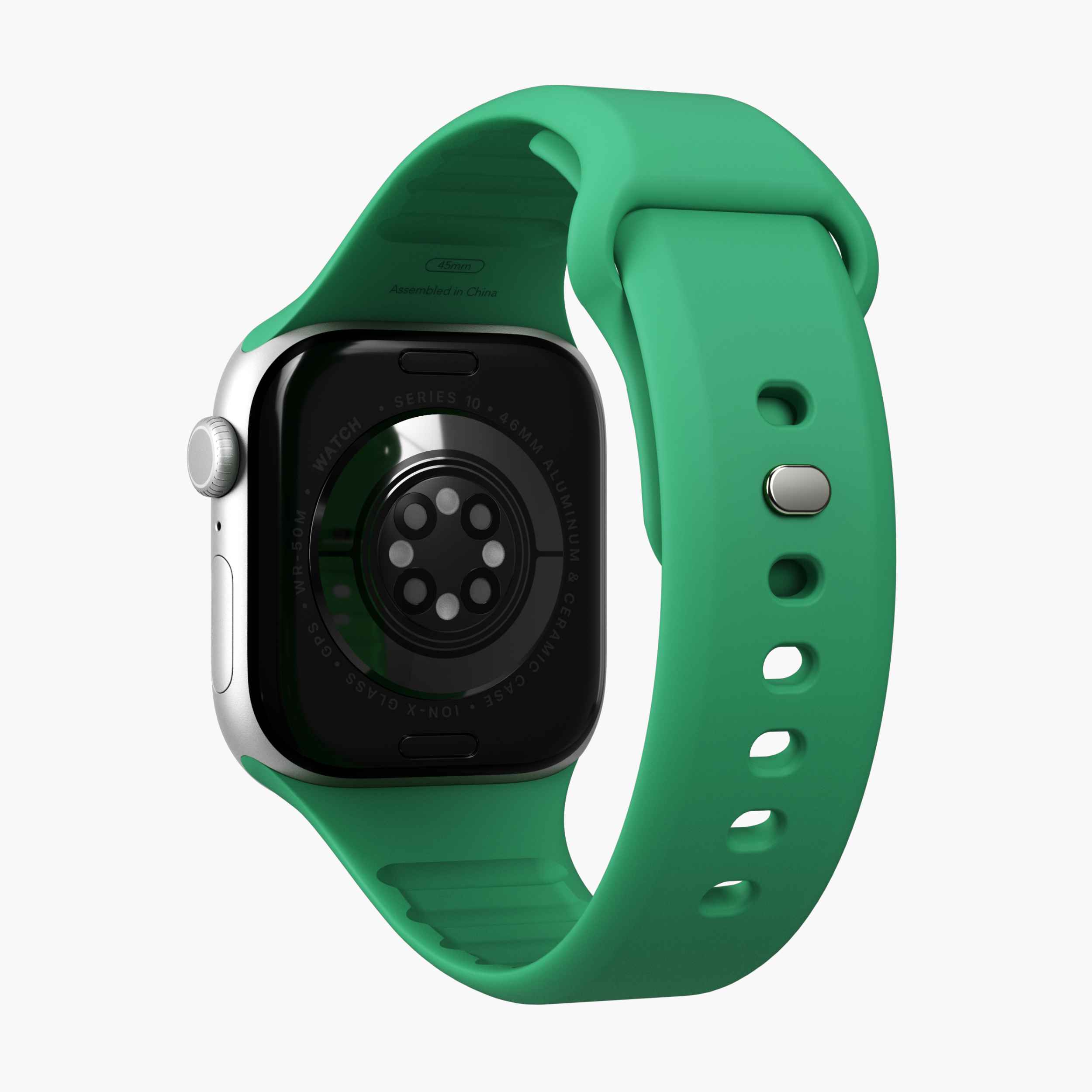 Classic Band 2 – recyceltes Silikonarmband mit Belüftungskanälen für Apple Watch