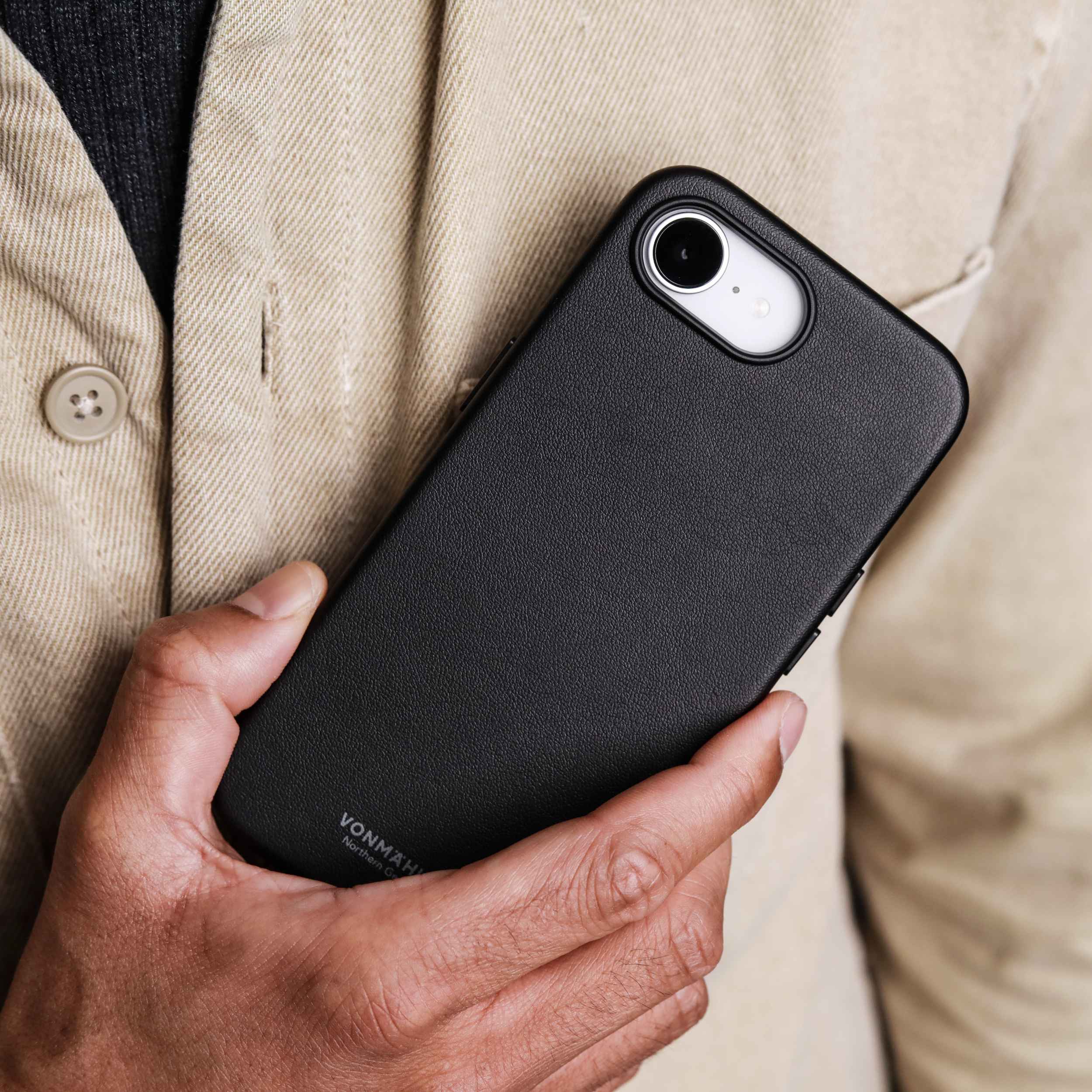 Like Leather Case – vegane Lederhülle für iPhone mit Mikrofaserfutter & MagSafe-Kompatibilität