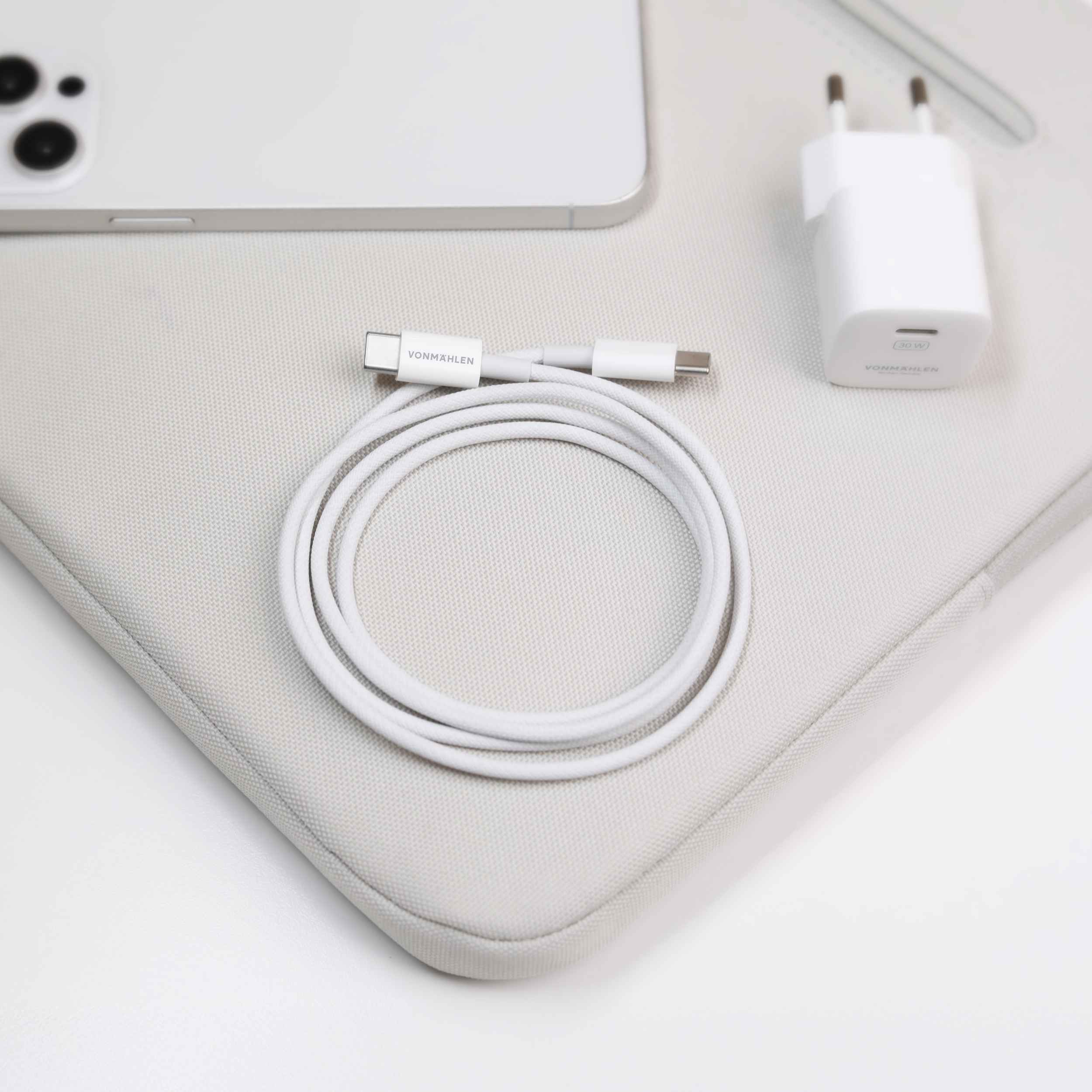 USB-C Charging Cable – schnelles 60 W Ladekabel mit geflochtenem Nylonmantel
