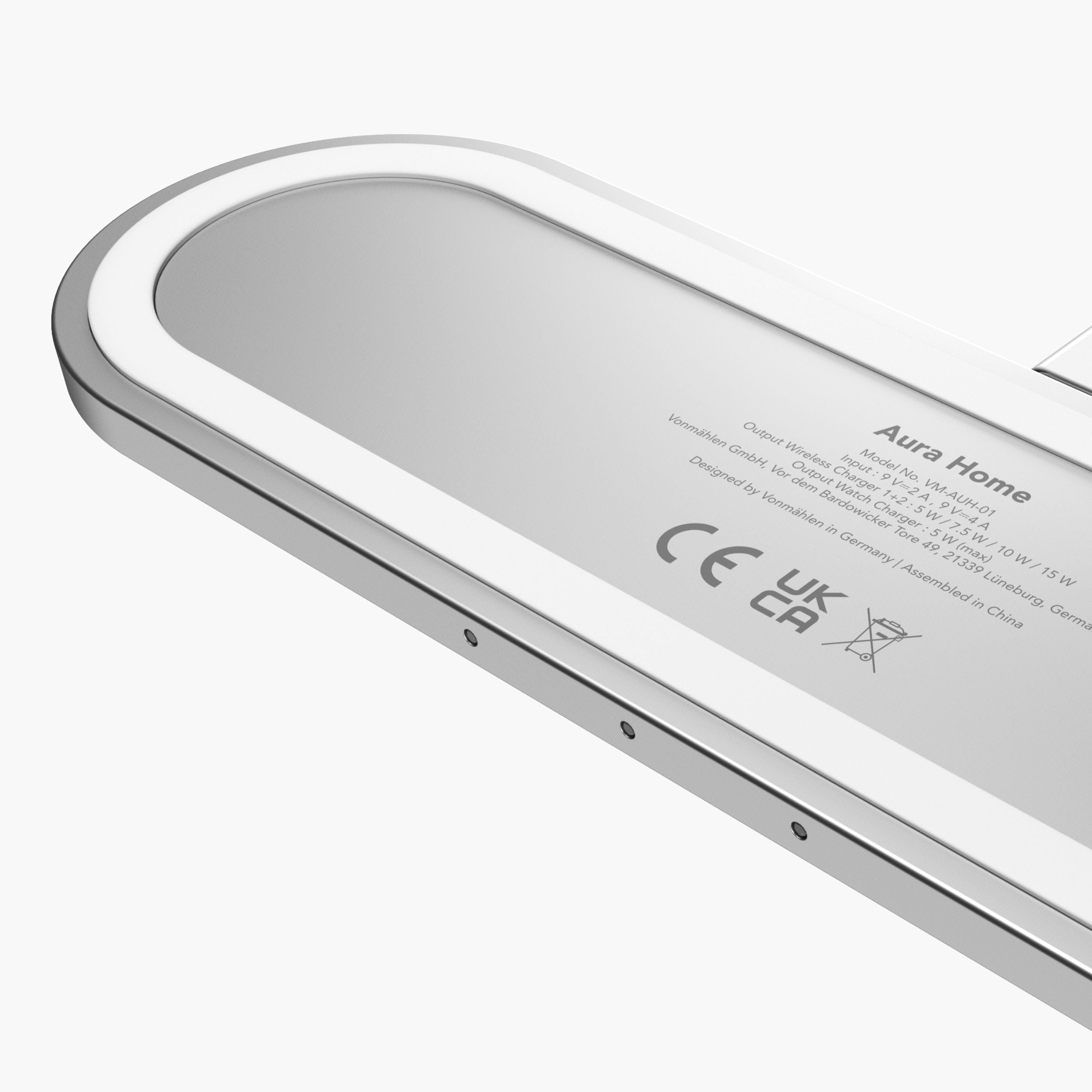 Aura Home – kabellose 3in1 Lade-Station für iPhone, AirPods & Apple Watch mit Magnetfunktion