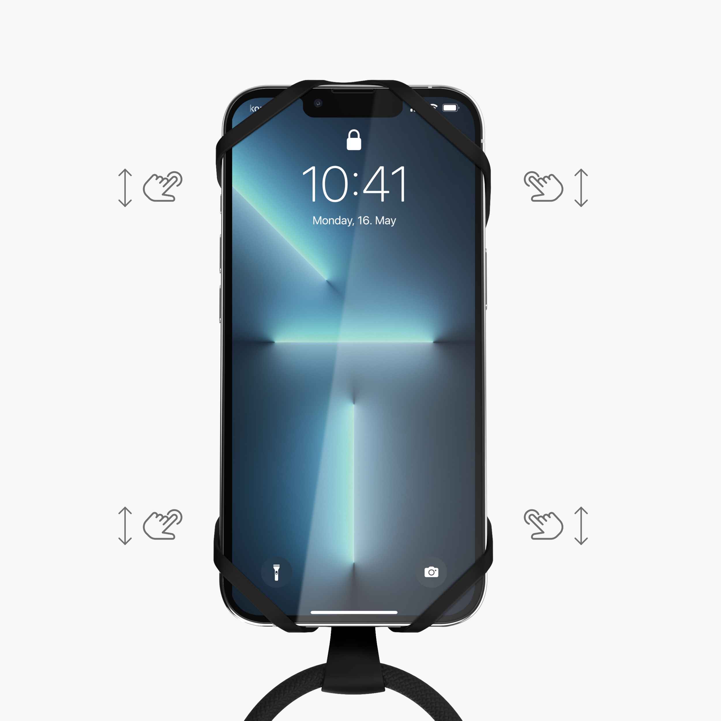 Infinity Plus Smartphone-Kette mit integriertem Fingerring und verstellbarer Kordel – 2in1 Accessoire