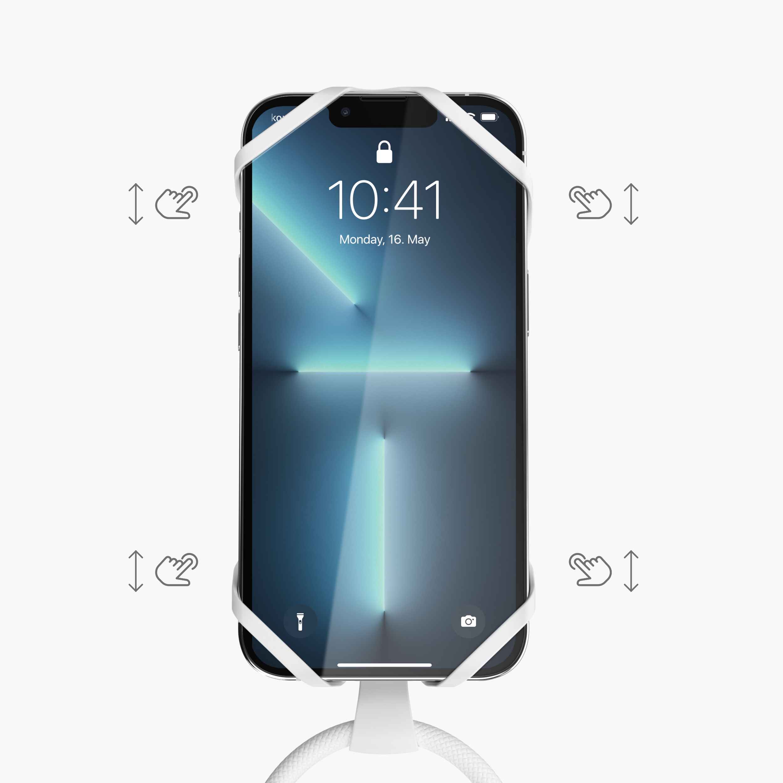 Infinity Plus Smartphone-Kette mit integriertem Fingerring und verstellbarer Kordel – 2in1 Accessoire