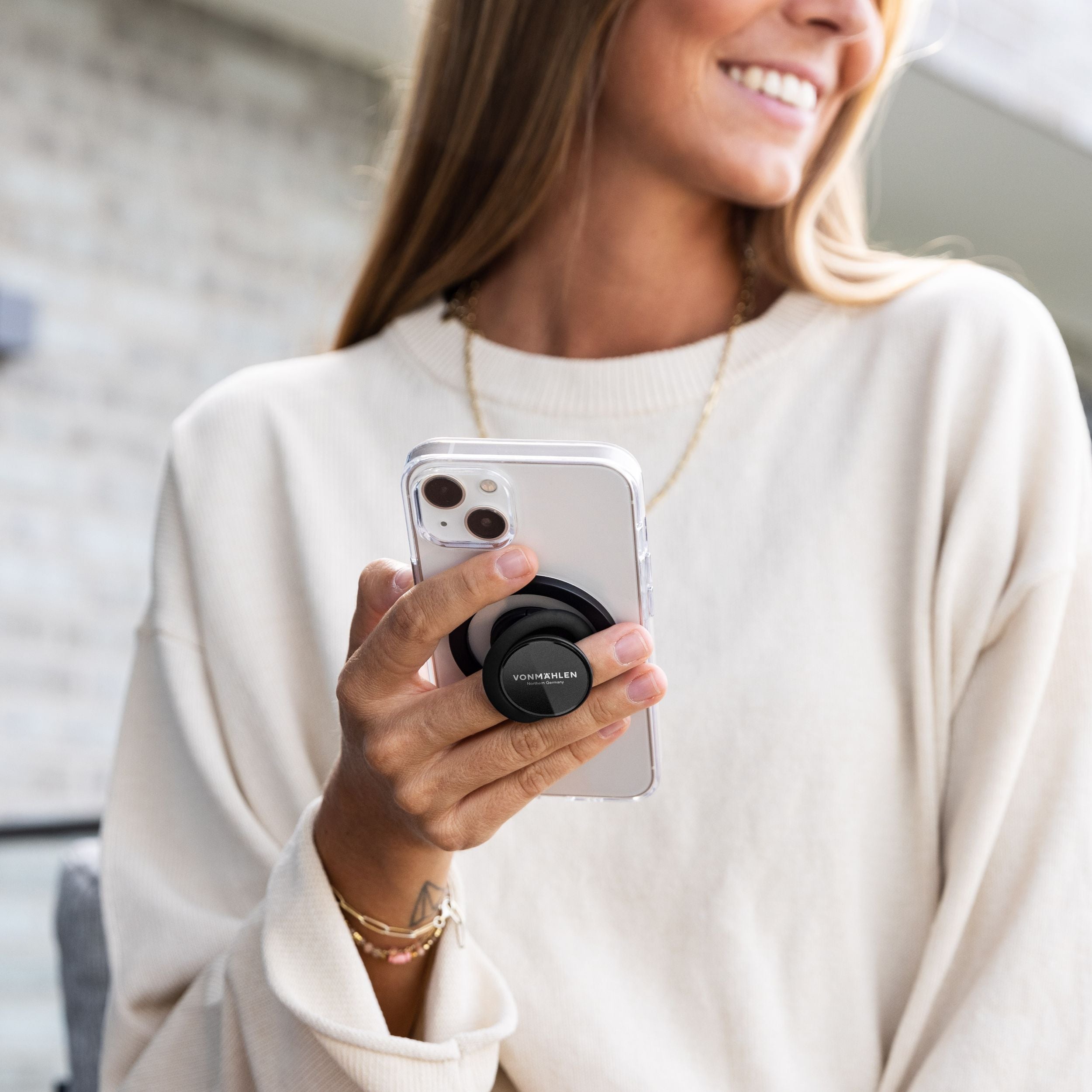 Backflip® Mag magnetischer Fingerring mit Stativfunktion, kompatibel mit MagSafe-fähigen iPhones