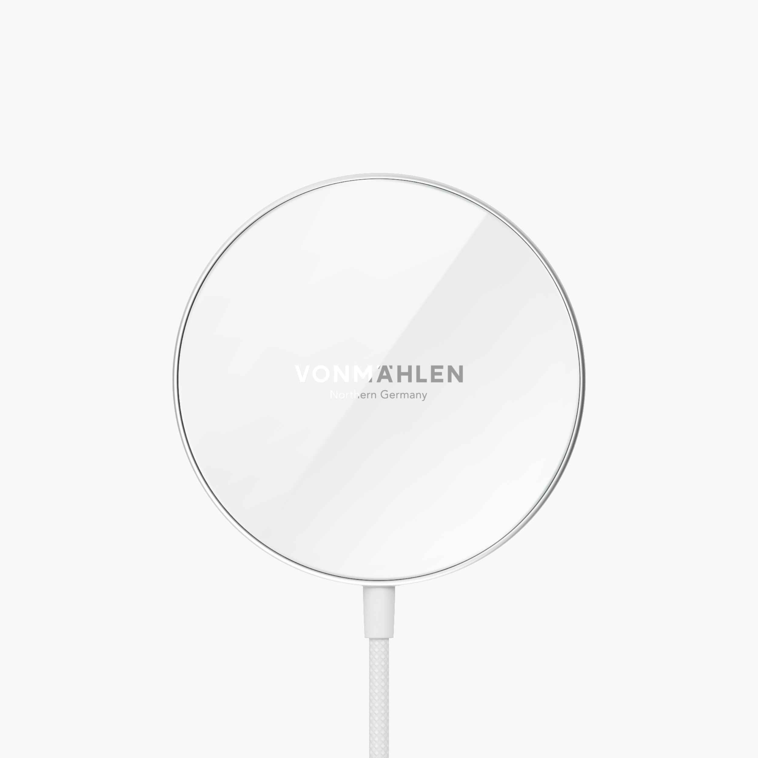 Aura Mini – magnetisches Wireless Charging Pad mit MagSafe, 15 W Schnellladeleistung & 150 cm Kabel