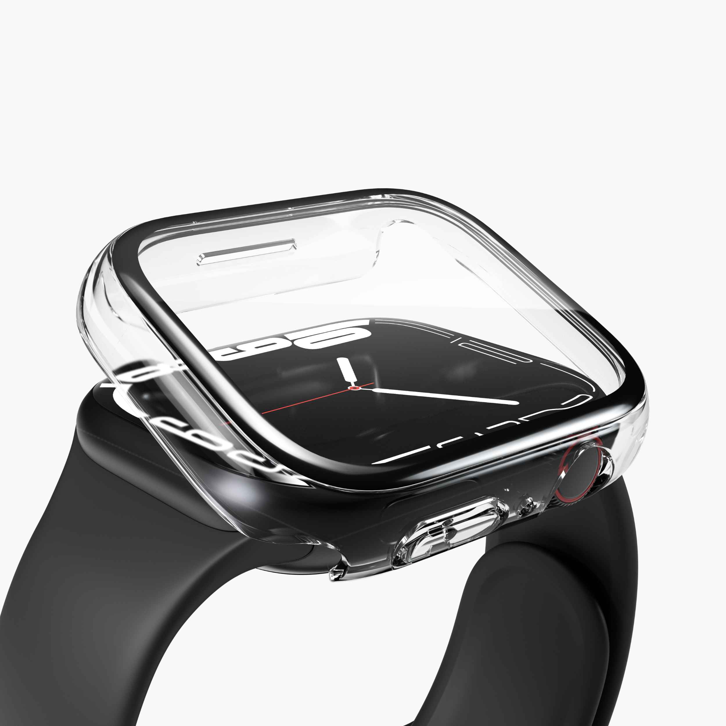 Thin Case – ultradünne Apple Watch-Hülle mit gehärtetem Glas und wasserdichtem Design