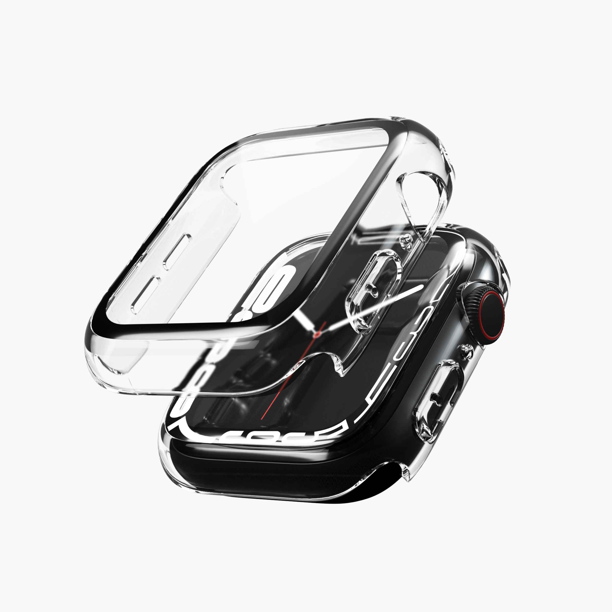 Thin Case – ultradünne Apple Watch-Hülle mit gehärtetem Glas und wasserdichtem Design