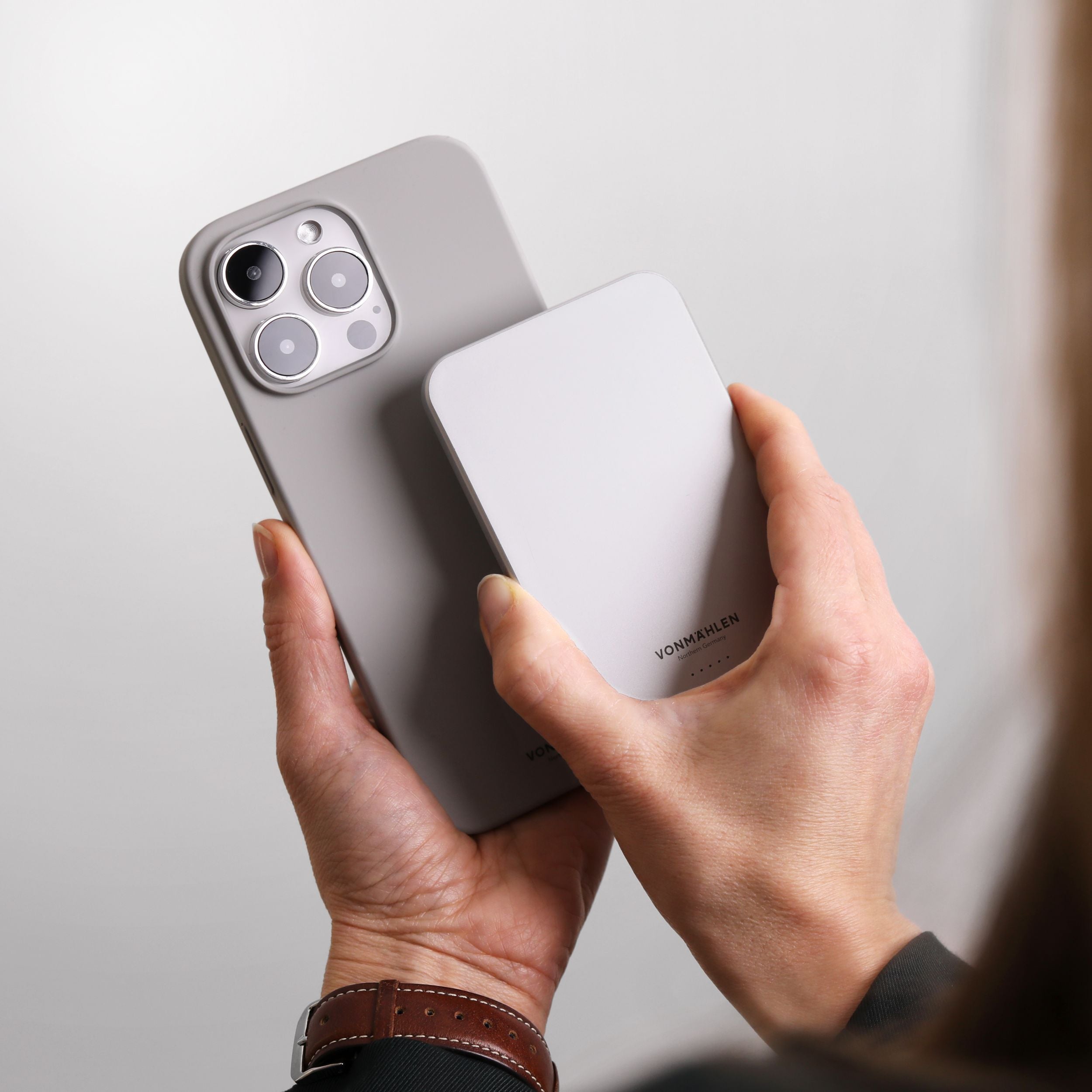 Evergreen Mag – magnetische QI2 Powerbank mit 5000 mAh aus recyceltem Material