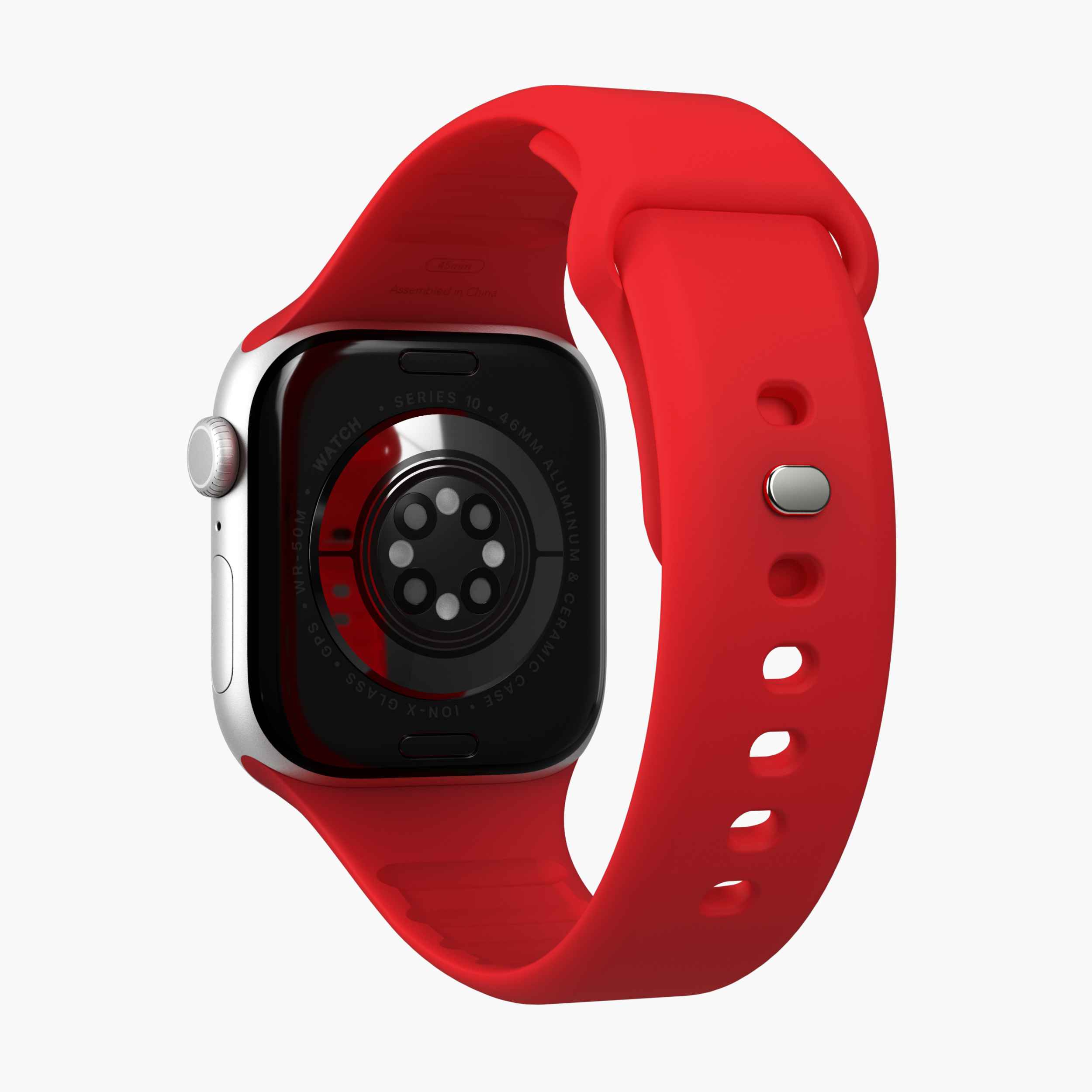 Classic Band 2 – recyceltes Silikonarmband mit Belüftungskanälen für Apple Watch