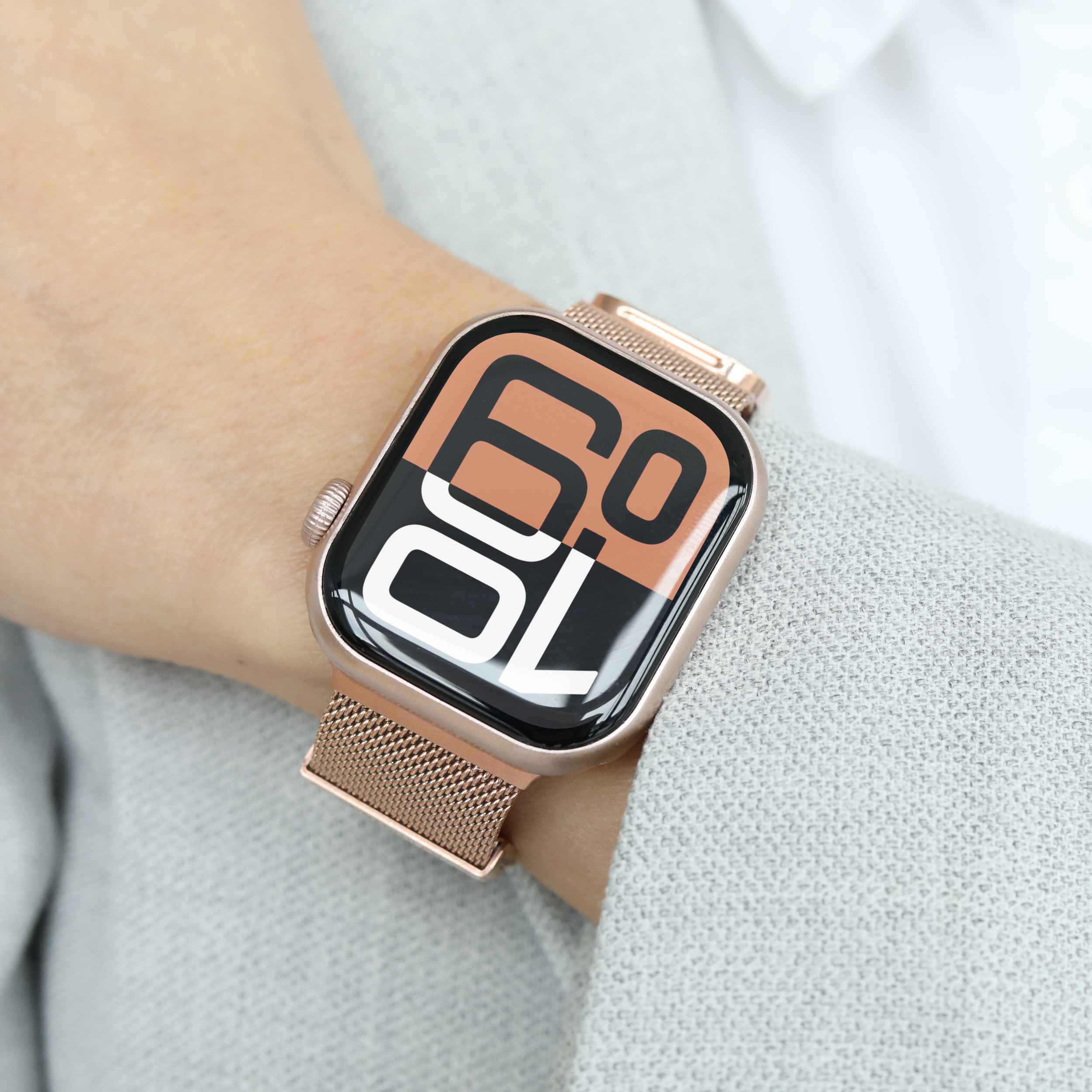 Milanese Loop 2 – stilvolles Apple Watch Edelstahlarmband mit magnetischem Verschluss