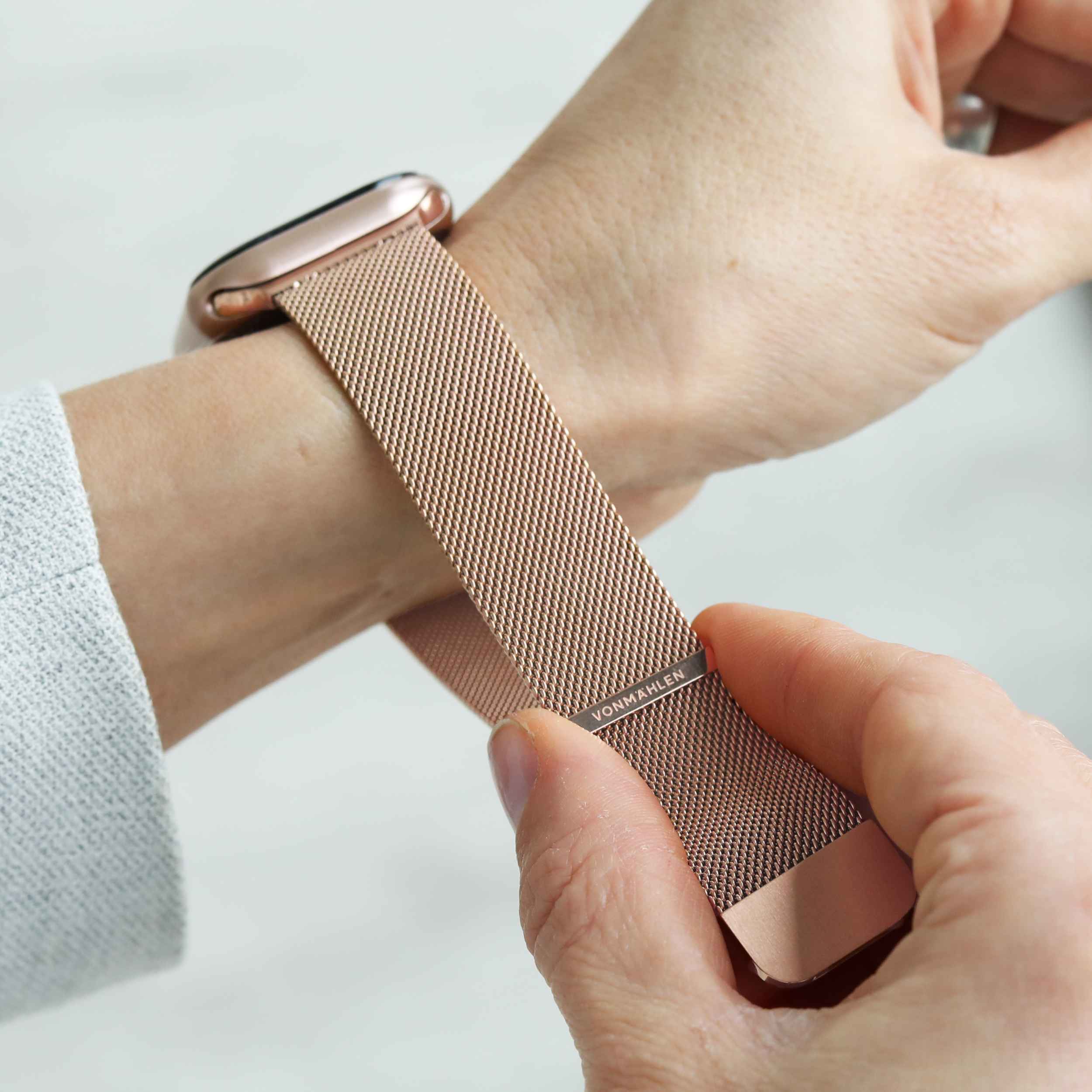 Milanese Loop 2 – stilvolles Apple Watch Edelstahlarmband mit magnetischem Verschluss