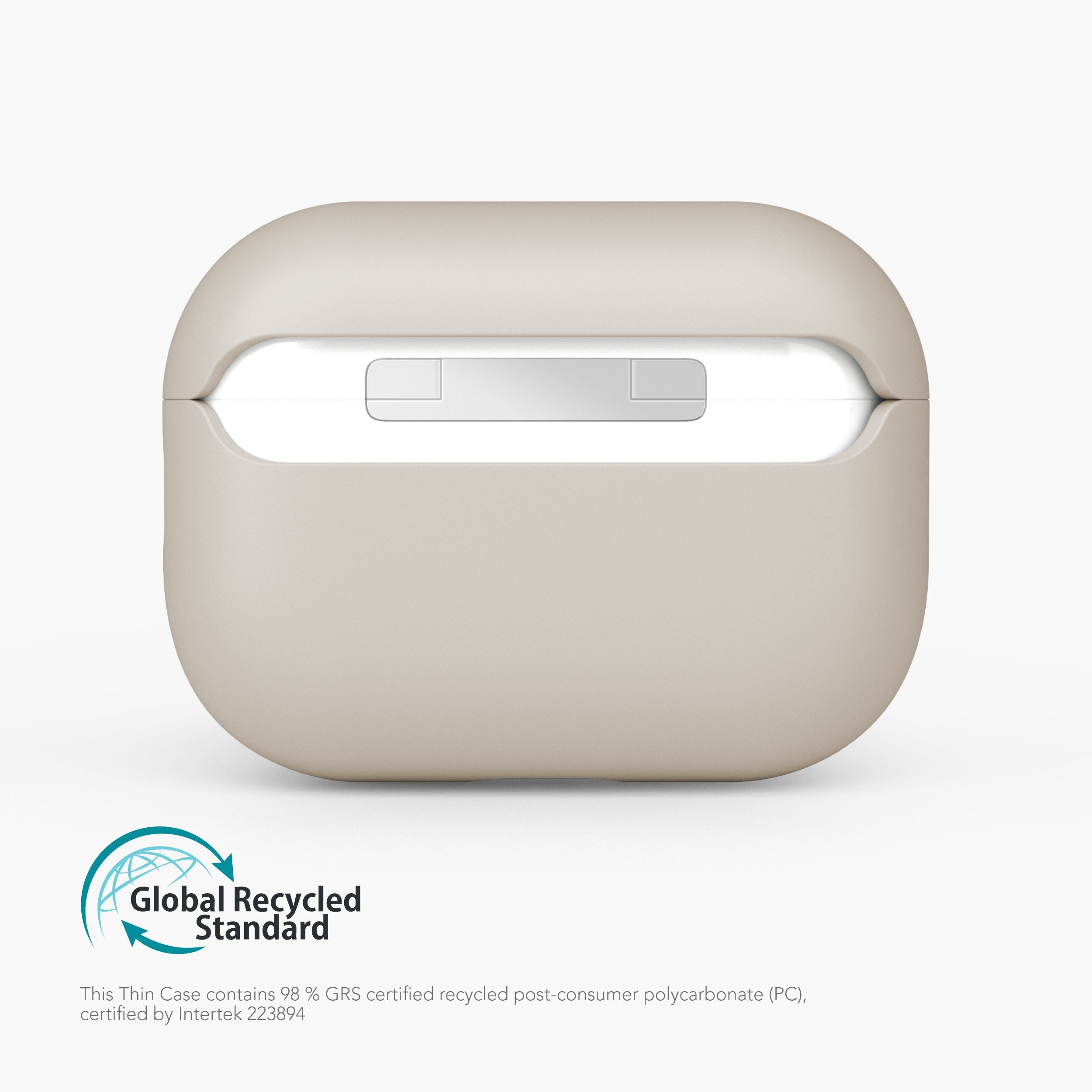 Thin Case – ultradünne AirPods-Schutzhülle aus recyceltem Material mit kabelloser Ladefunktion