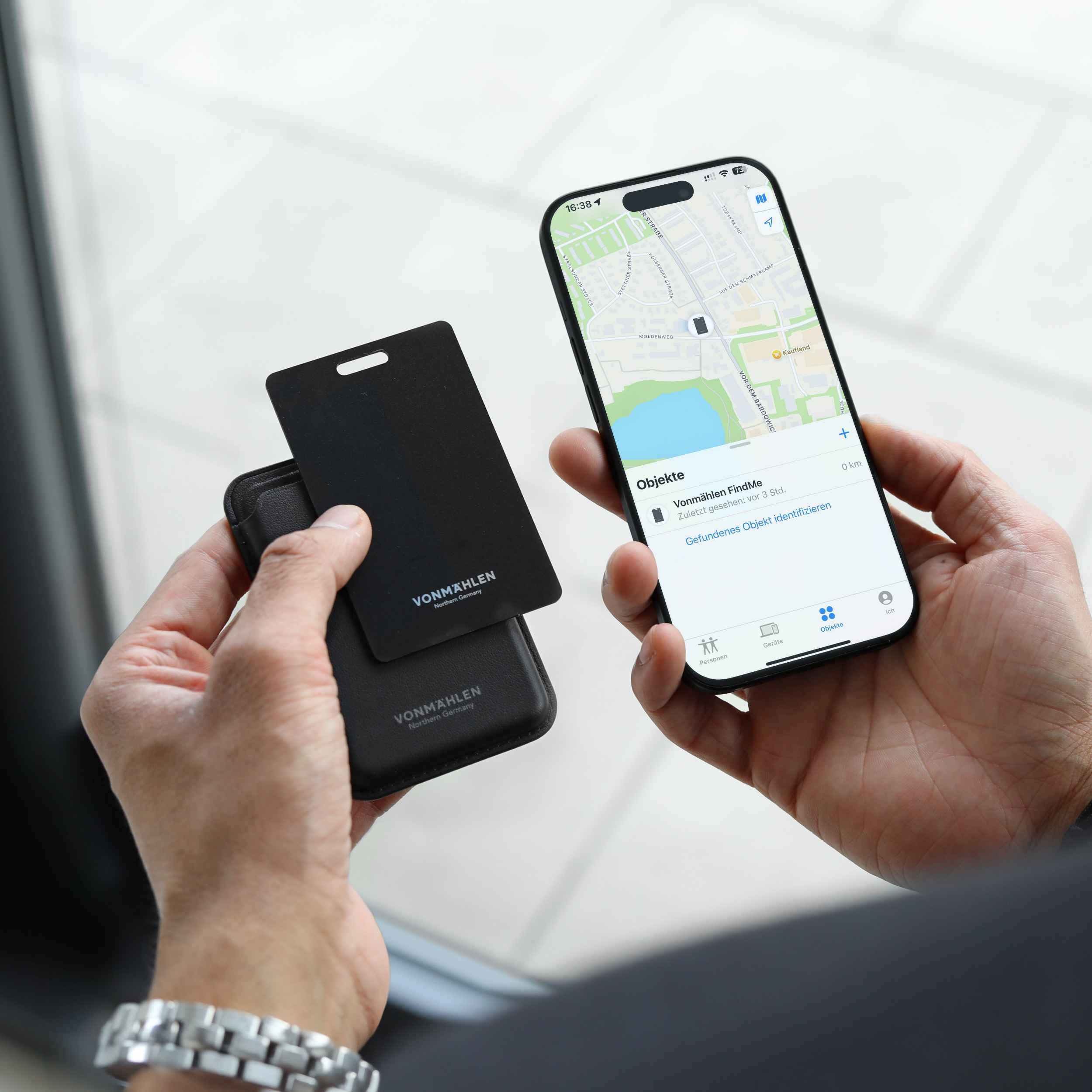 FindMe Bluetooth-Tracker aufladbar mit 6 Monaten Akkulaufzeit