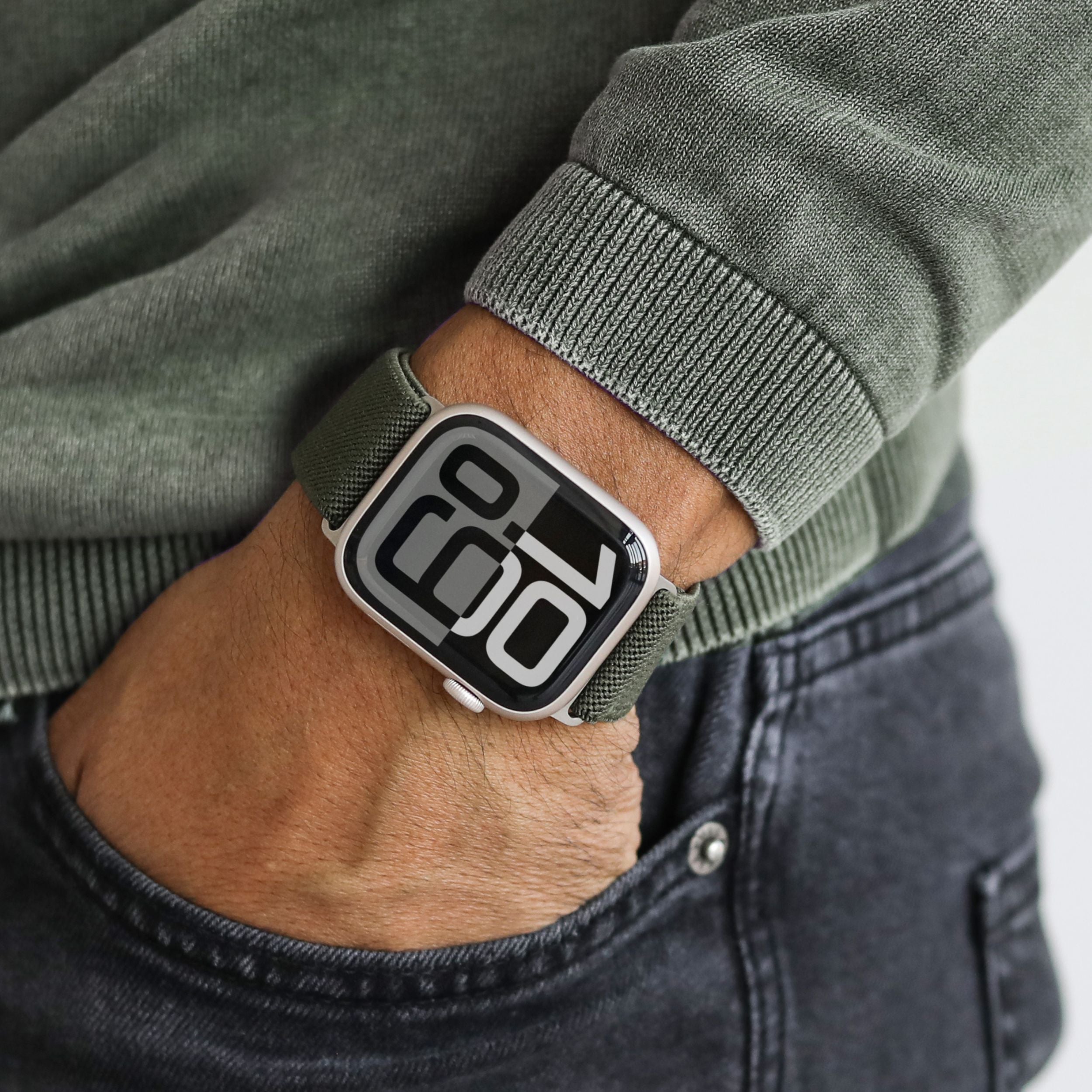 Classic Nylon Loop – komfortables Apple Watch Armband aus weichem Nylon