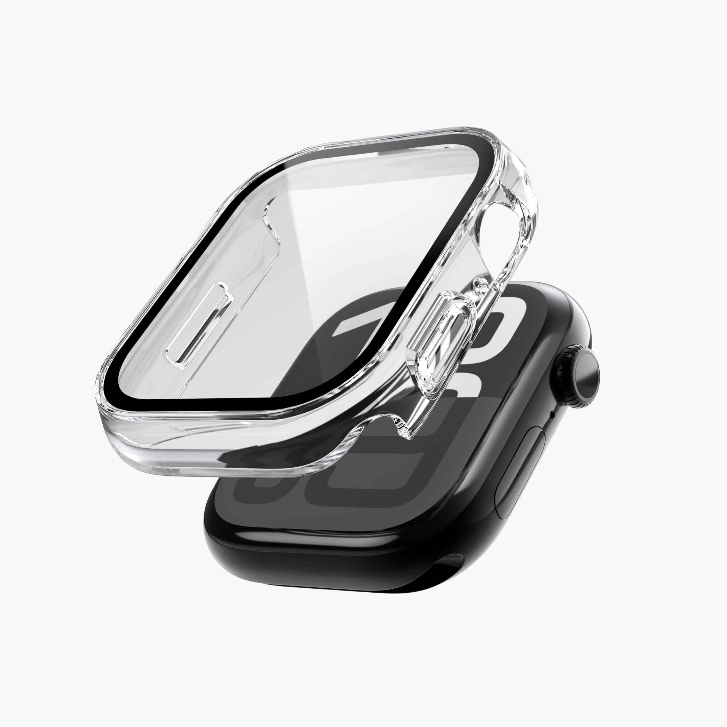 Thin Case – ultradünne Apple Watch-Hülle mit gehärtetem Glas und wasserdichtem Design