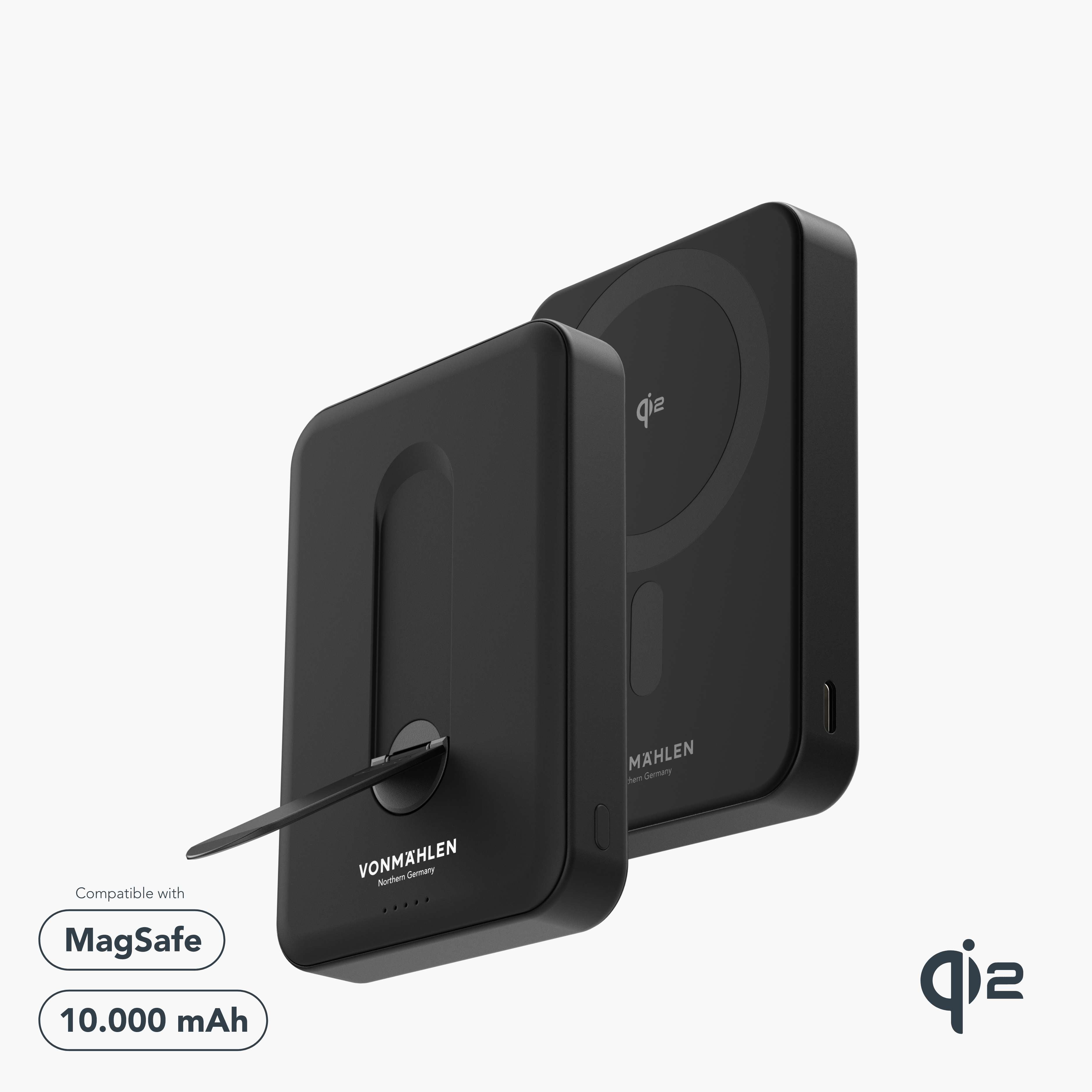 MagSafe Powerbank Evergreen Mag 10000 mit Kickstand für iPhone