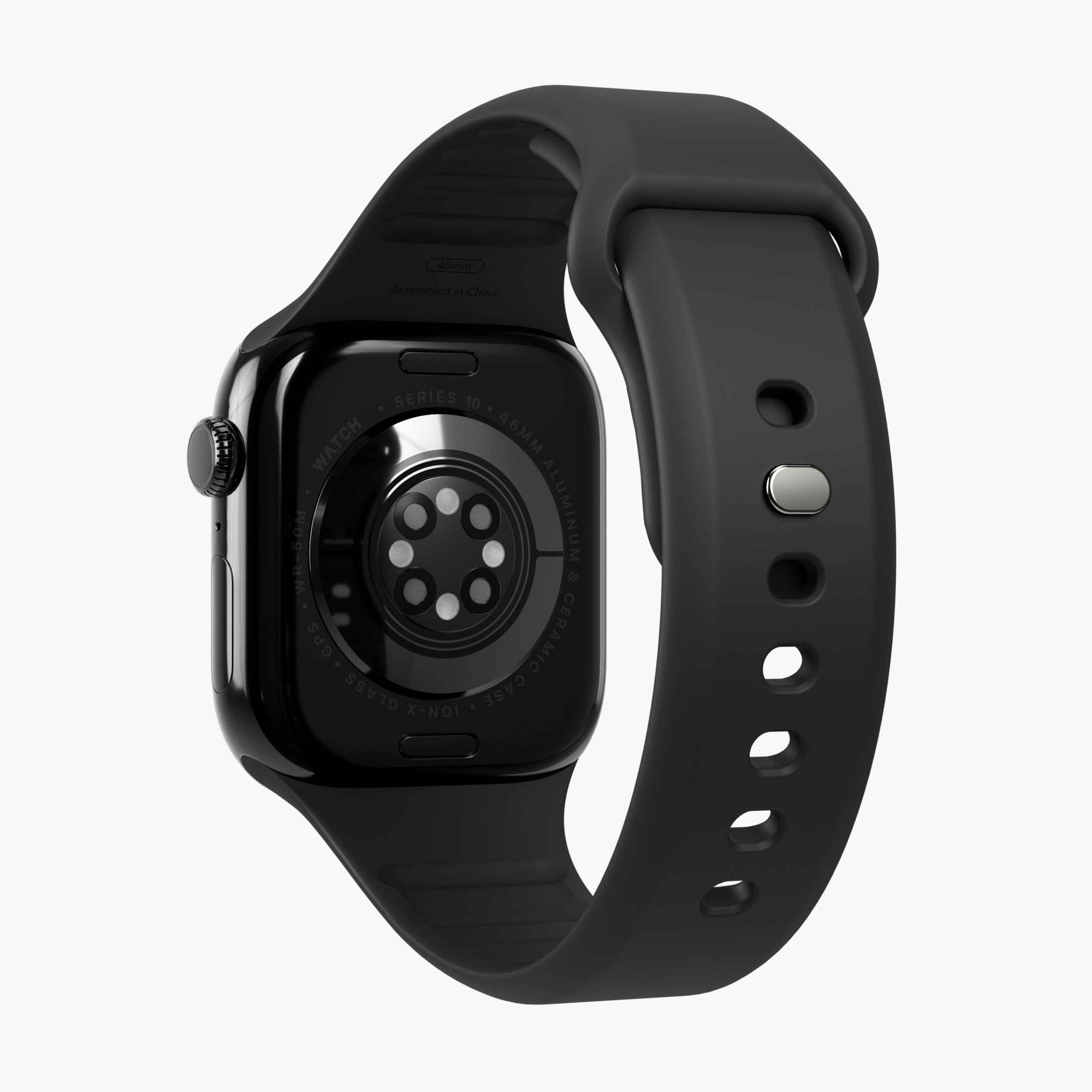 Classic Band 2 – recyceltes Silikonarmband mit Belüftungskanälen für Apple Watch