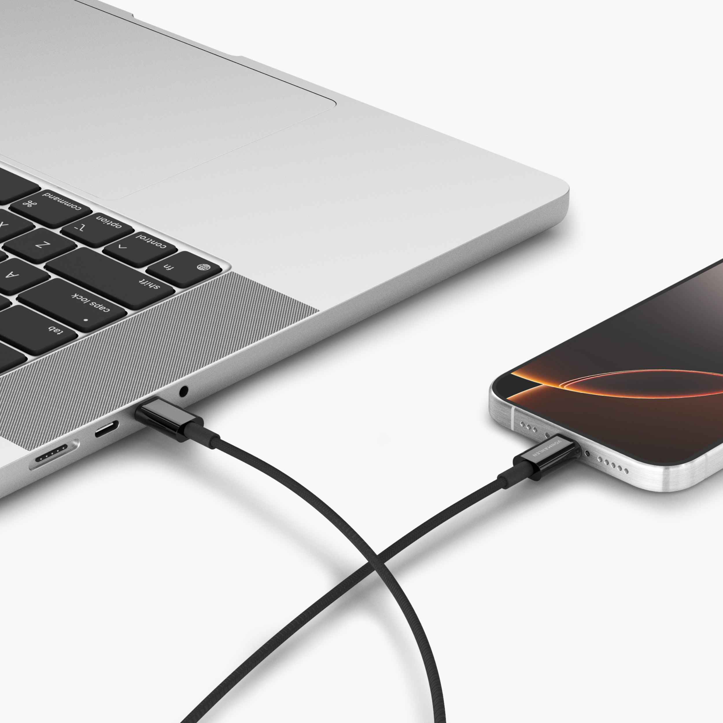 USB-C Charging Cable – schnelles 60 W Ladekabel mit geflochtenem Nylonmantel