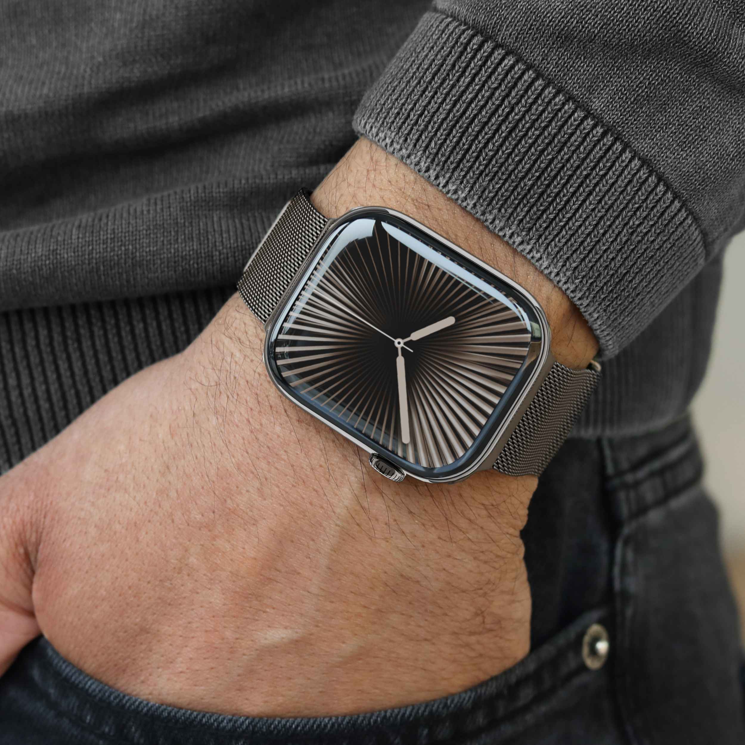 Milanese Loop 2 – stilvolles Apple Watch Edelstahlarmband mit magnetischem Verschluss