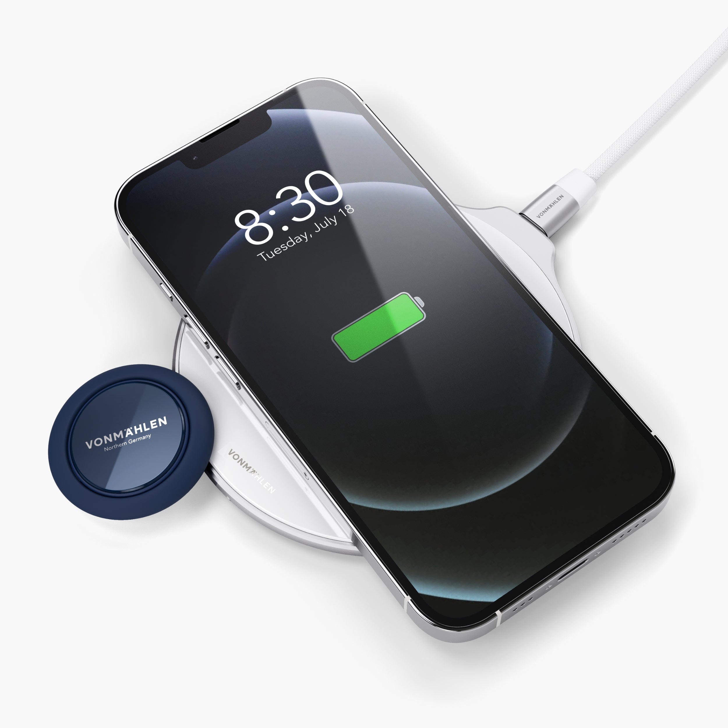 Backflip® Pure – schlanker Smartphone-Fingerring mit Stativ und Magnet-Dot