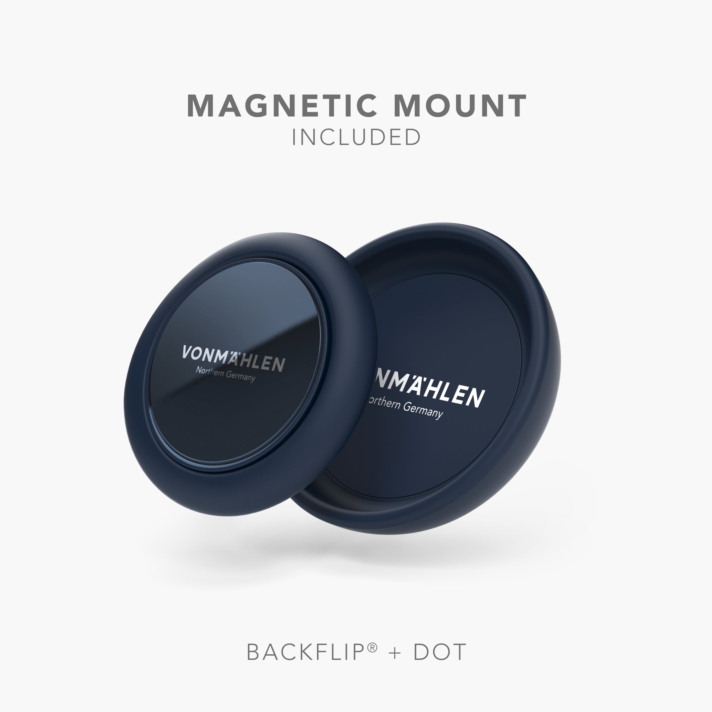 Backflip® Pure – schlanker Smartphone-Fingerring mit Stativ und Magnet-Dot
