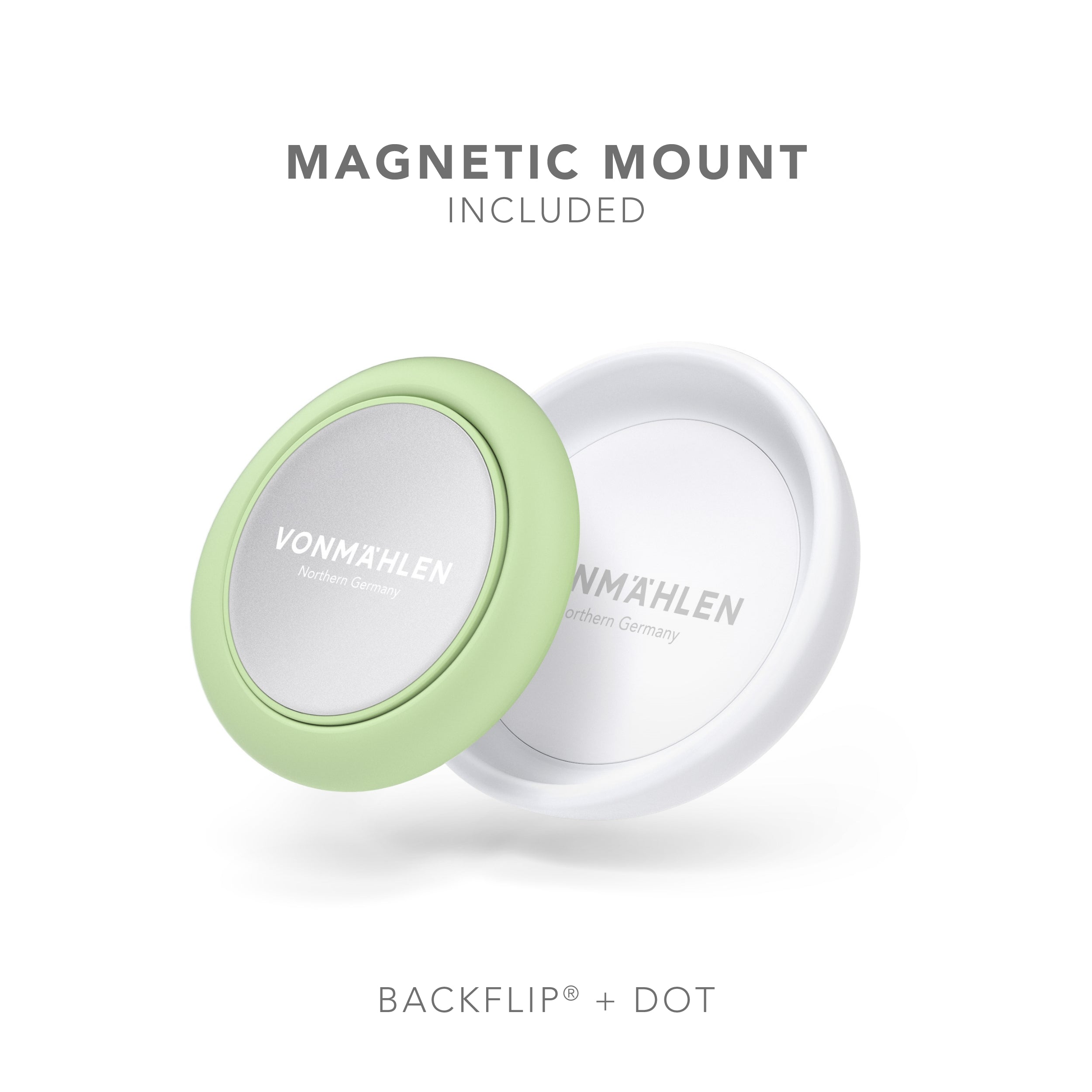Backflip® Signature – hochwertiger Smartphone-Fingerring mit Stativfunktion und magnetischem Dot