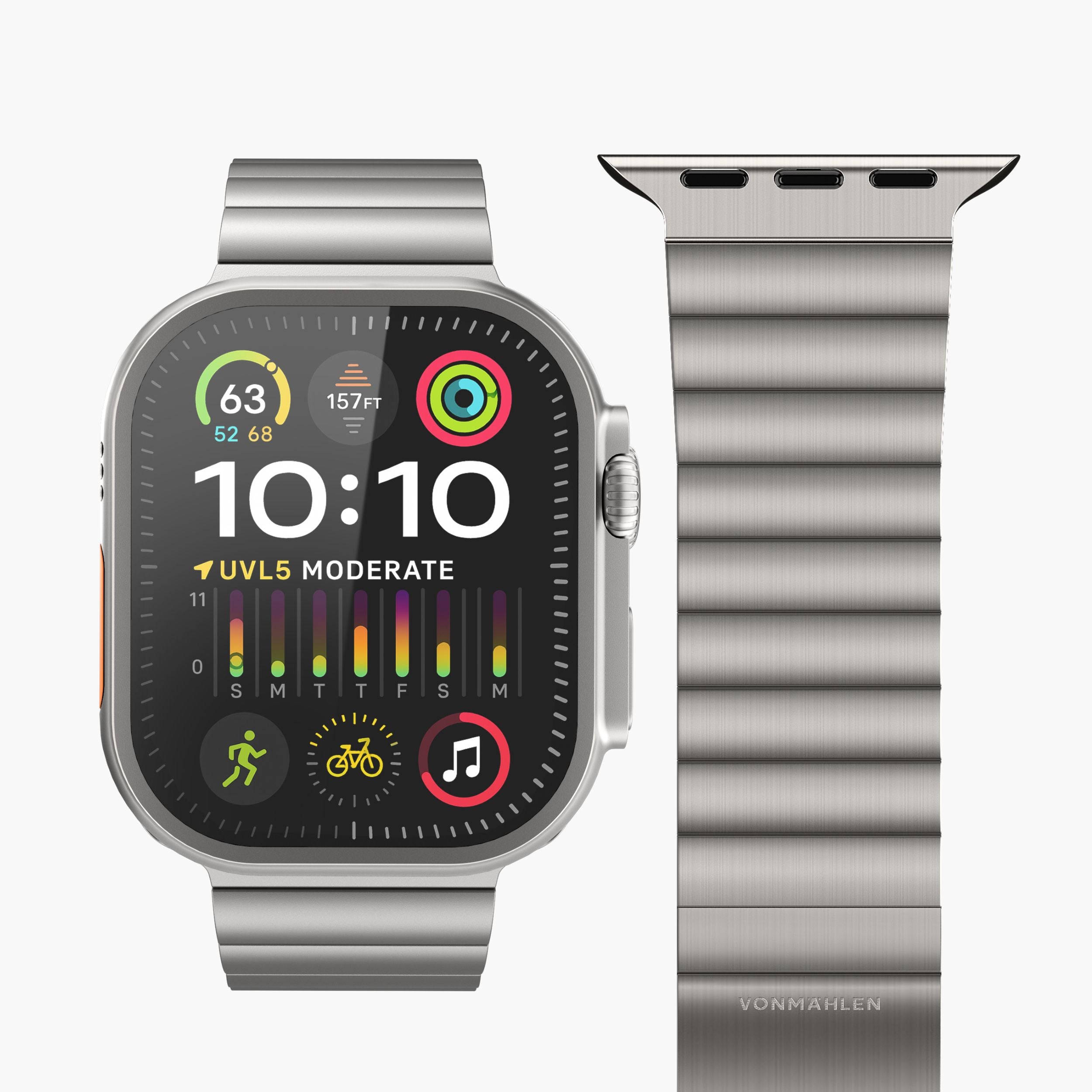 Link Bracelet Pro aus Titan – mattes Finish & minimalistisches Design