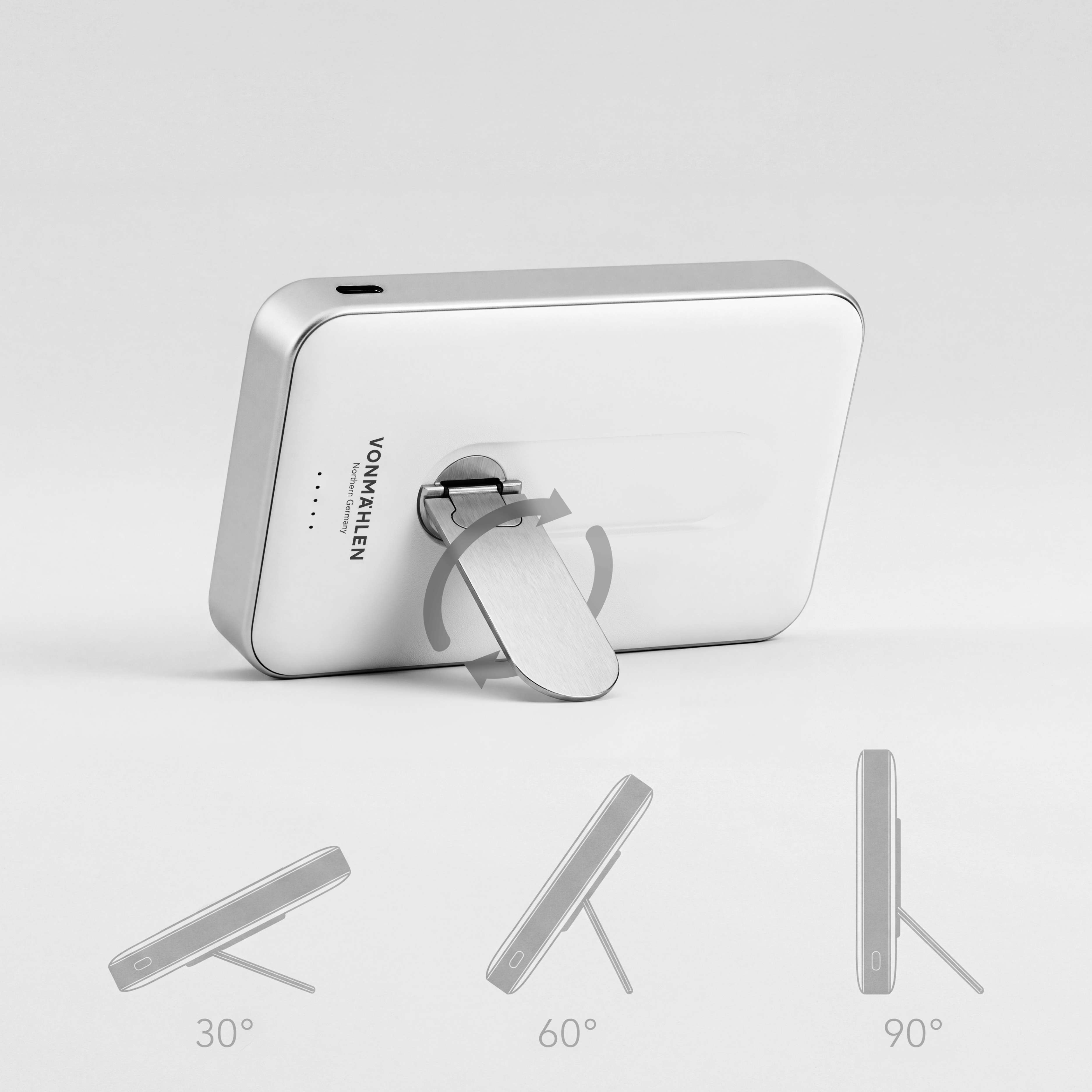 MagSafe Powerbank Evergreen Mag 10000 mit Kickstand für iPhone