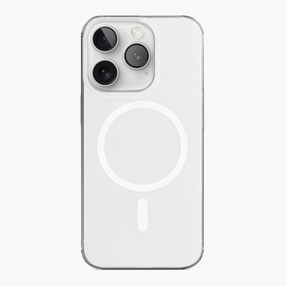 Transparent Case Pro – transparente iPhone-Hülle mit gehärtetem Glas & MagSafe