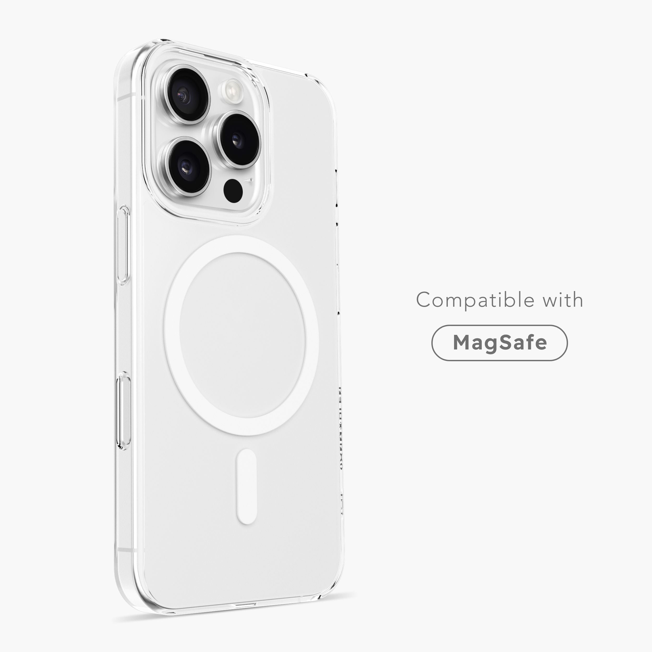 Transparent Case Pro – transparente iPhone-Hülle mit gehärtetem Glas & MagSafe