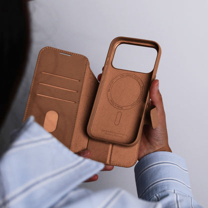 Vegan Leather Folio for iPhone 17