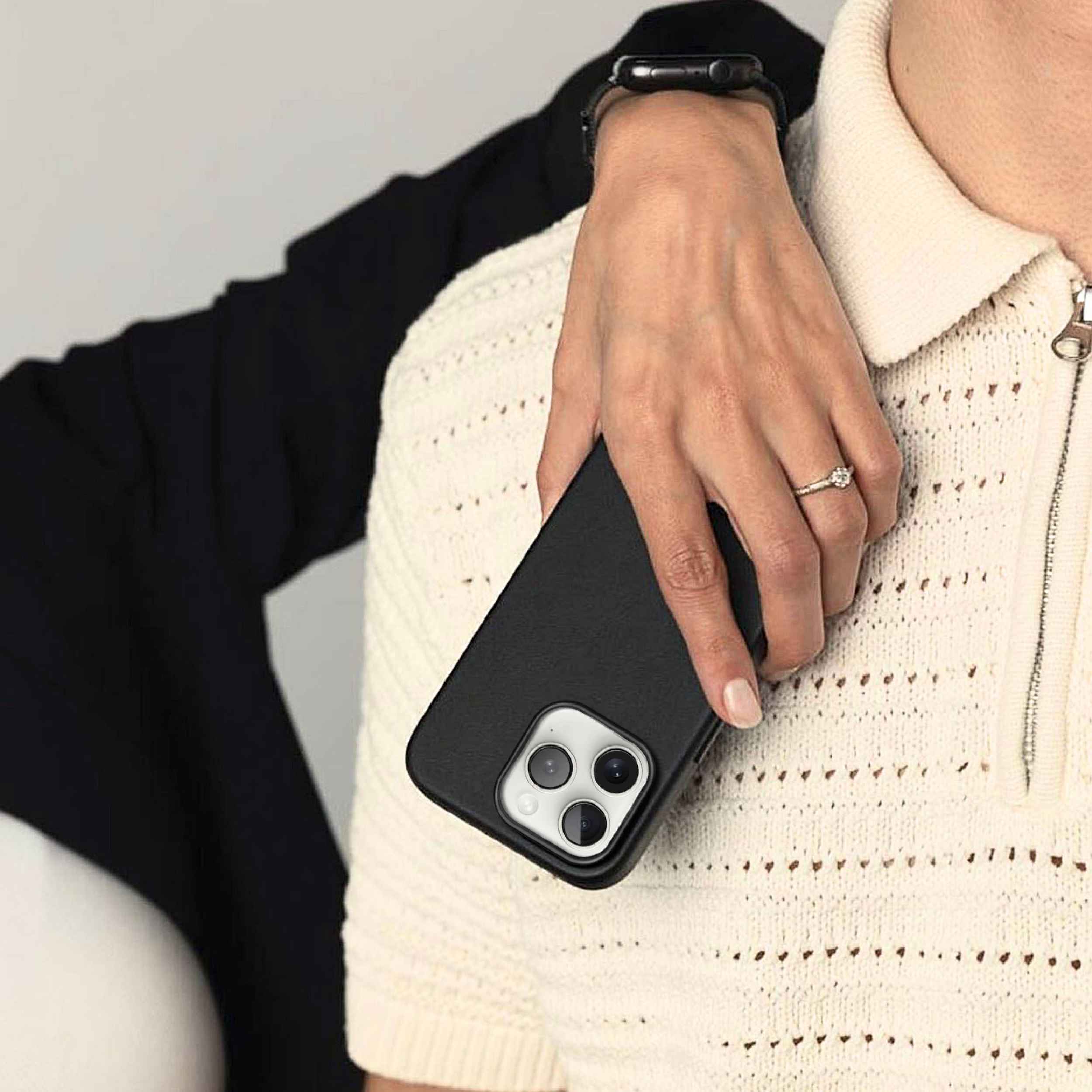 Like Leather Case – vegane Lederhülle für iPhone mit Mikrofaserfutter & MagSafe-Kompatibilität