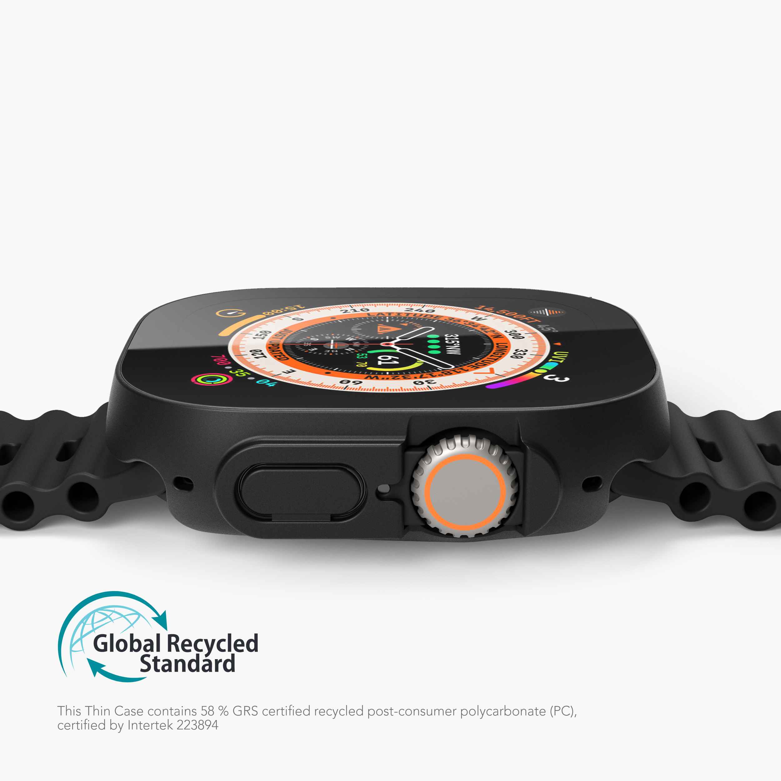 Thin Case – ultradünne Apple Watch-Hülle mit gehärtetem Glas und wasserdichtem Design