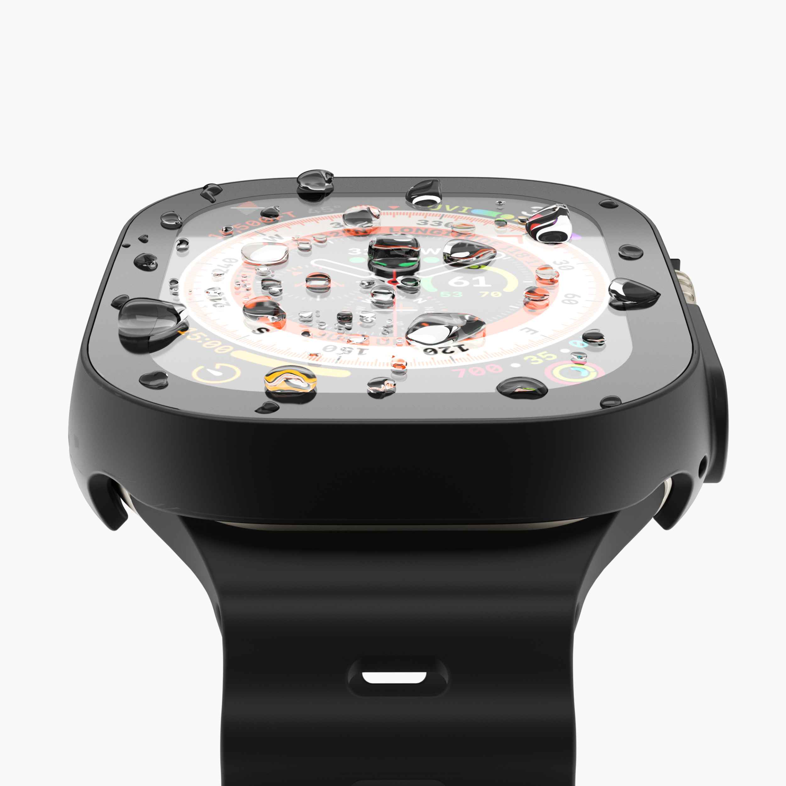 Thin Case – ultradünne Apple Watch-Hülle mit gehärtetem Glas und wasserdichtem Design