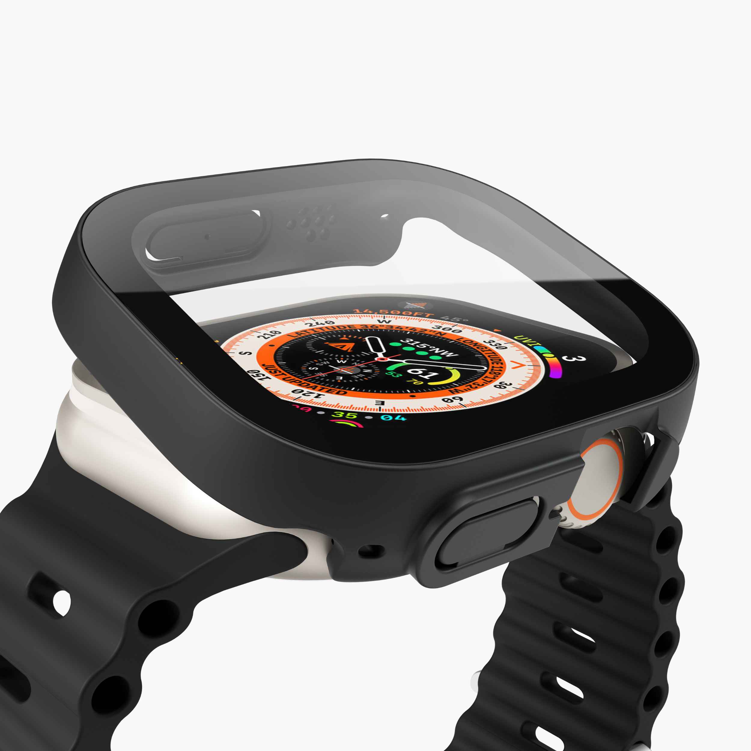 Thin Case – ultradünne Apple Watch-Hülle mit gehärtetem Glas und wasserdichtem Design