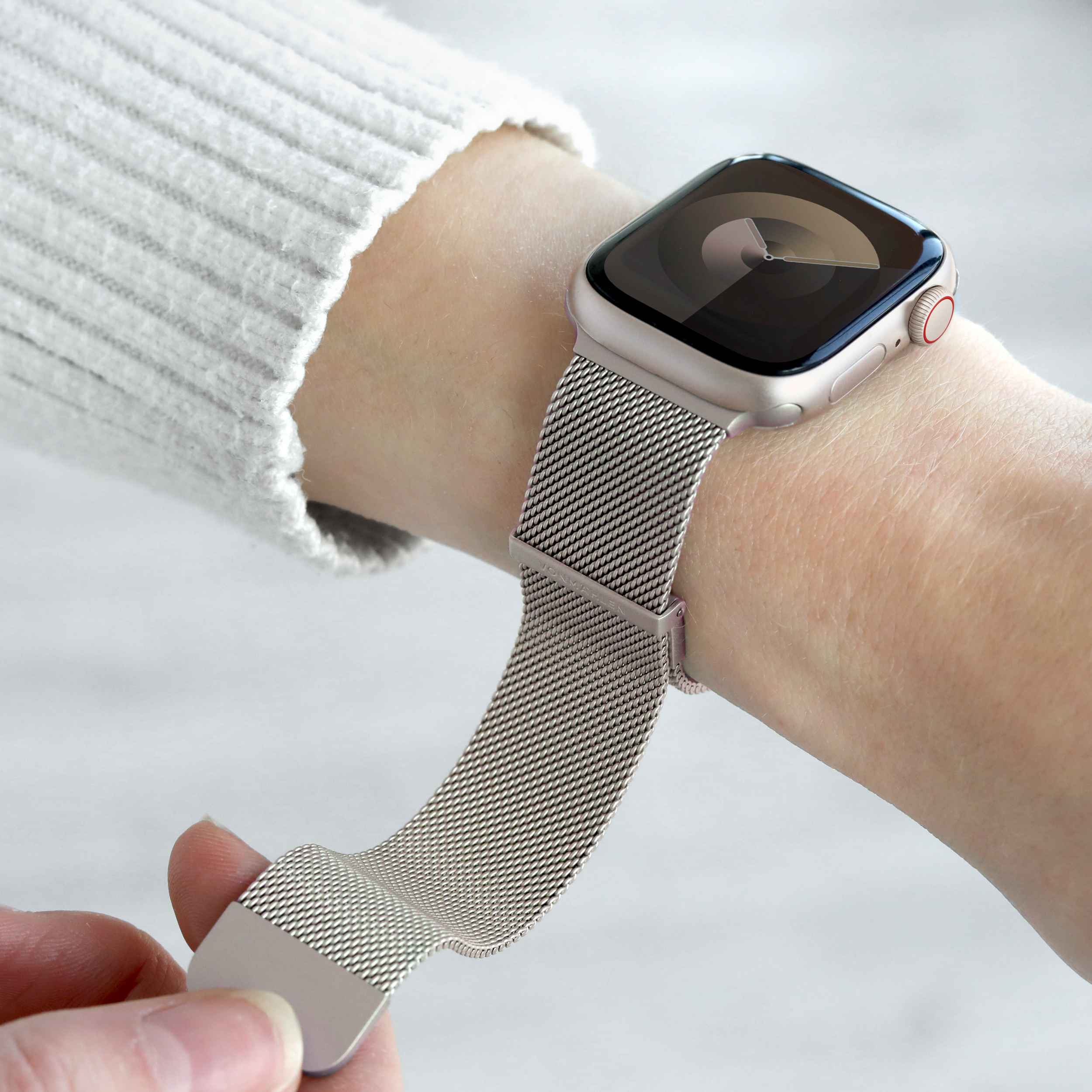 Milanese Loop 2 – stilvolles Apple Watch Edelstahlarmband mit magnetischem Verschluss
