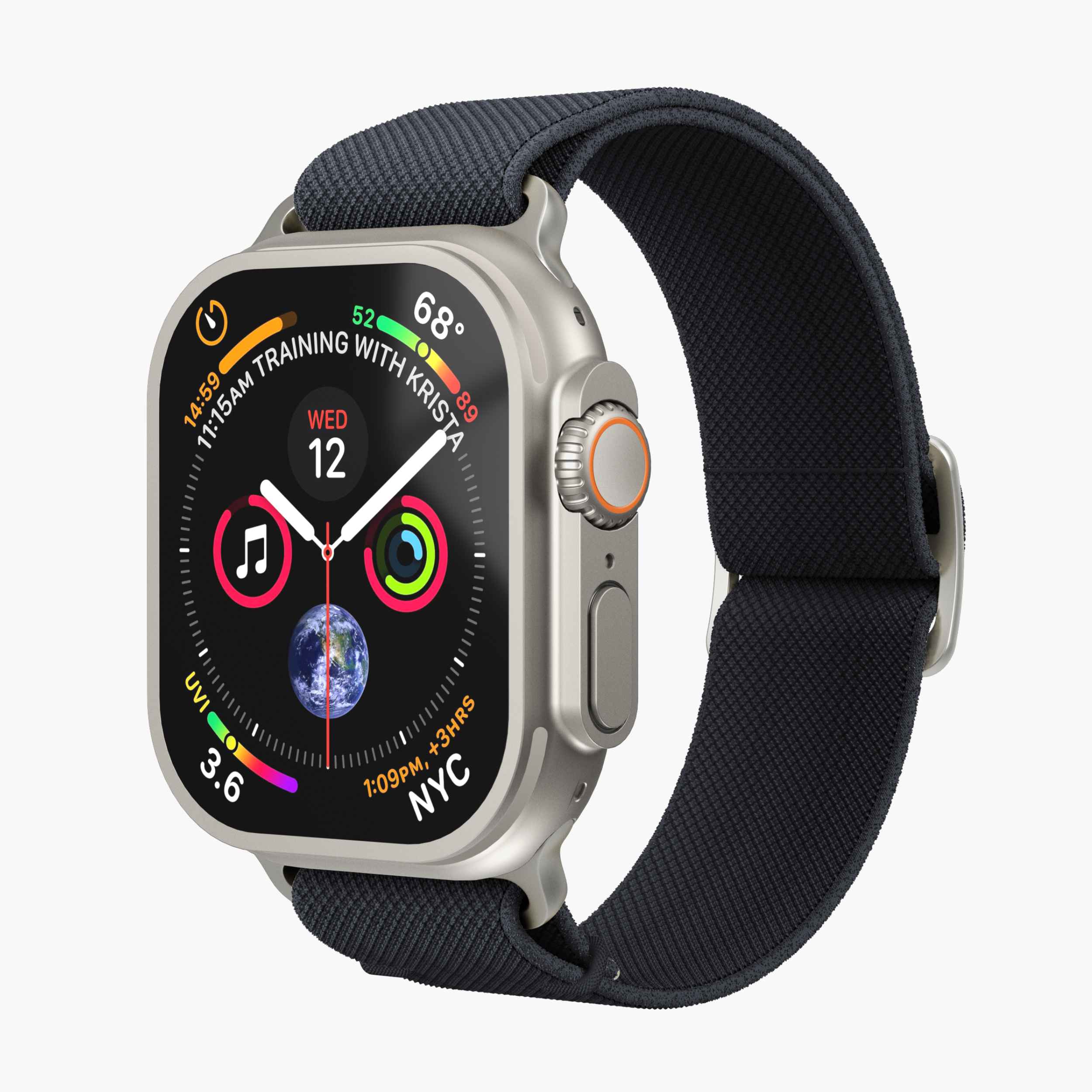 Classic Nylon Loop – komfortables Apple Watch Armband aus weichem Nylon