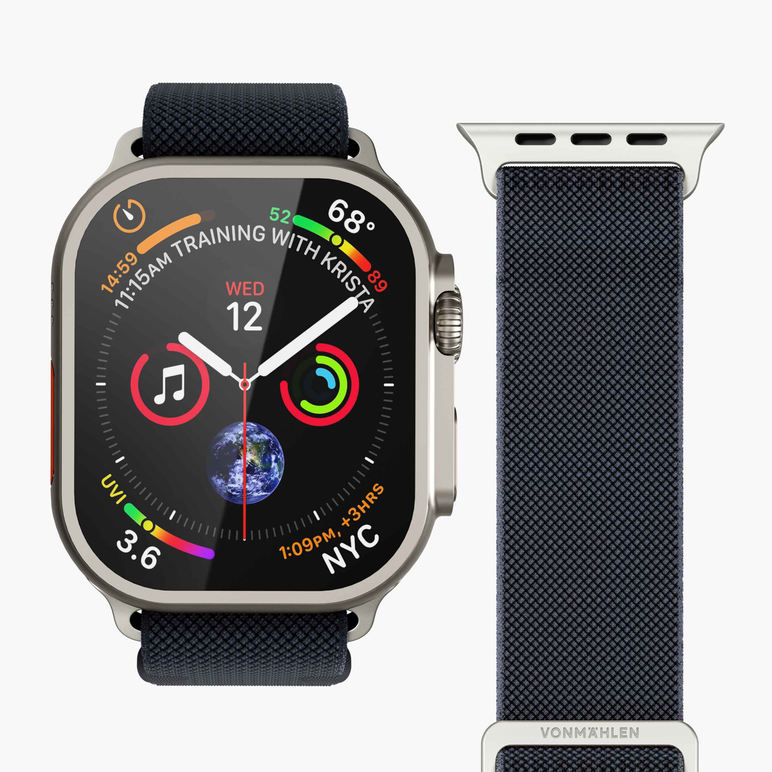 Classic Nylon Loop – komfortables Apple Watch Armband aus weichem Nylon