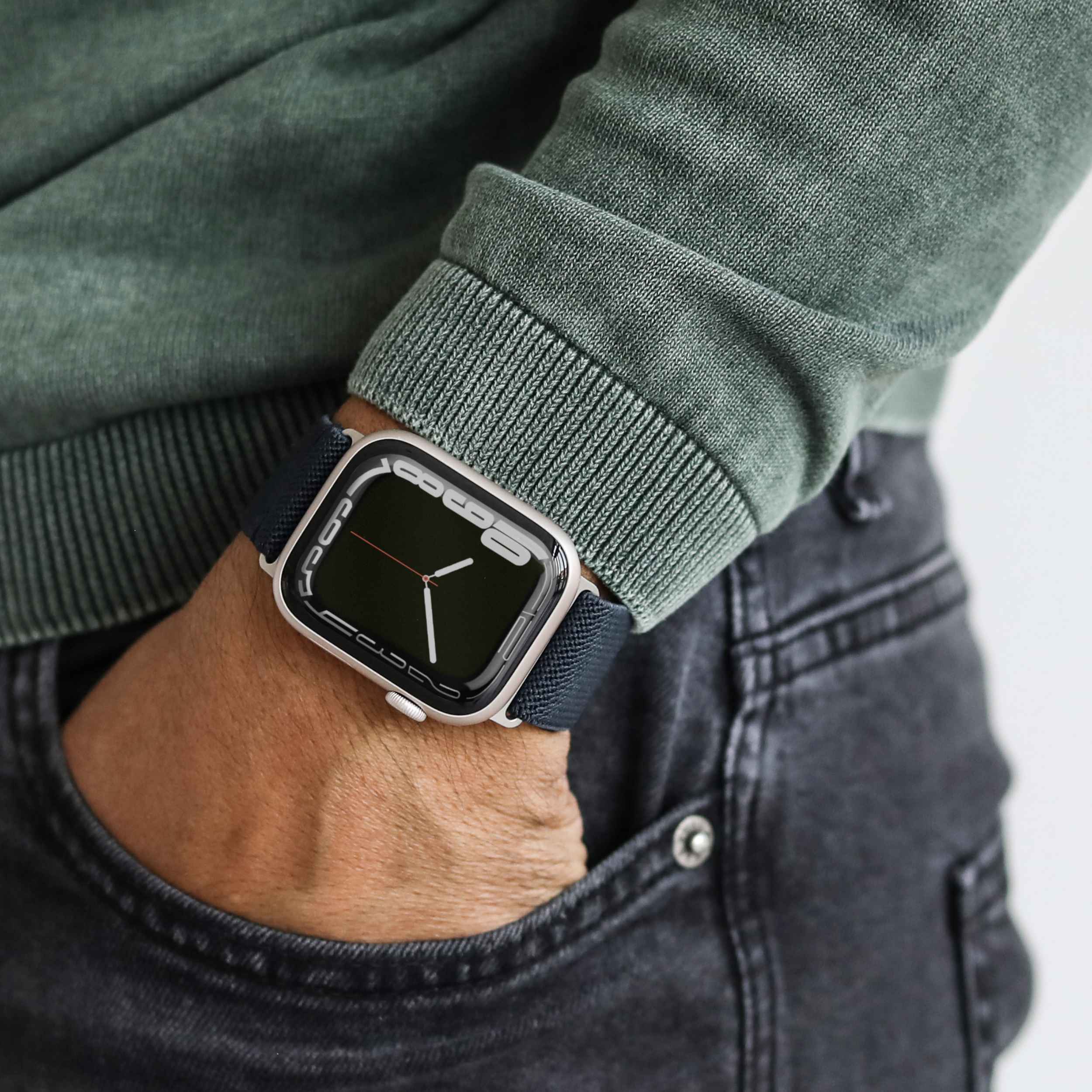 Classic Nylon Loop – komfortables Apple Watch Armband aus weichem Nylon