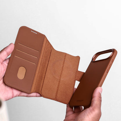 Vegan Leather Folio for iPhone 17